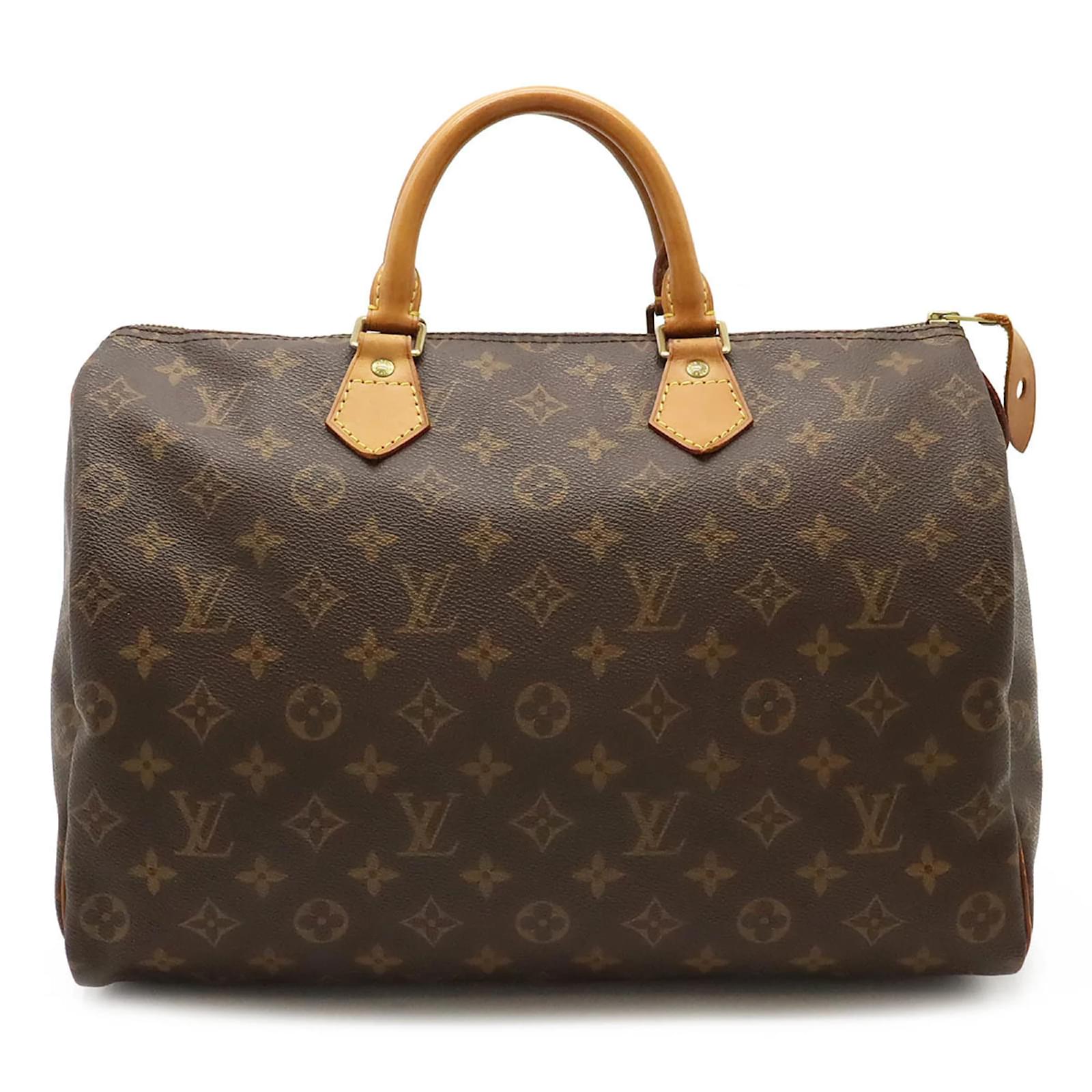 Louis Vuitton Monogram Speedy 35 Handbag - Boston Bag Travel 