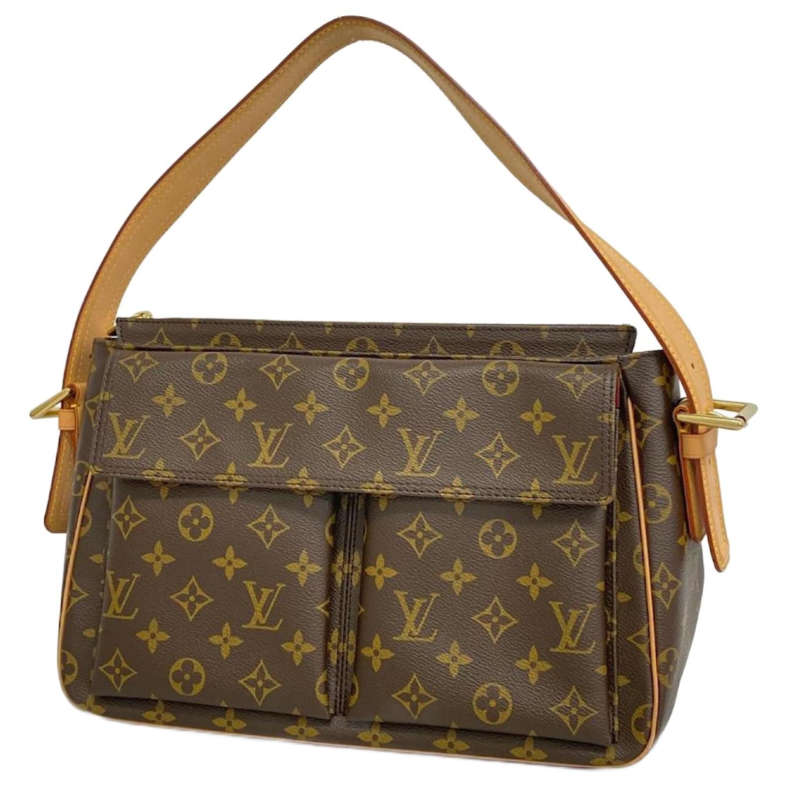 Louis Vuitton Monogram Vivacite GM Schultertasche für Frauen Braun  