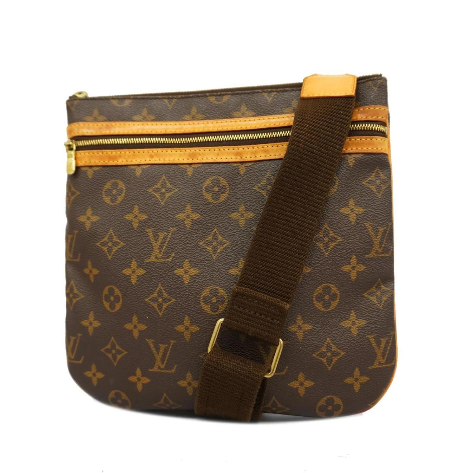 Louis Vuitton Monogram Shoulder Bag Brown Patent leather ref 