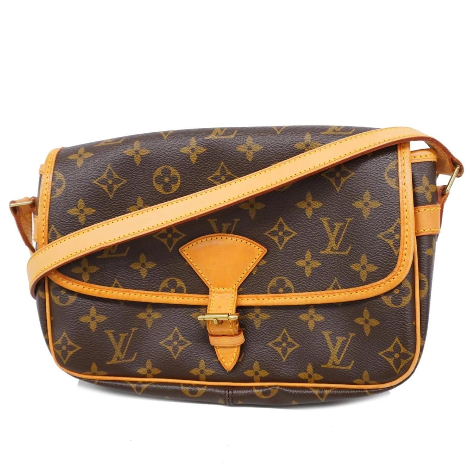Sologne Schultertasche Monogramm Louis Vuitton Braun ref.1448775 