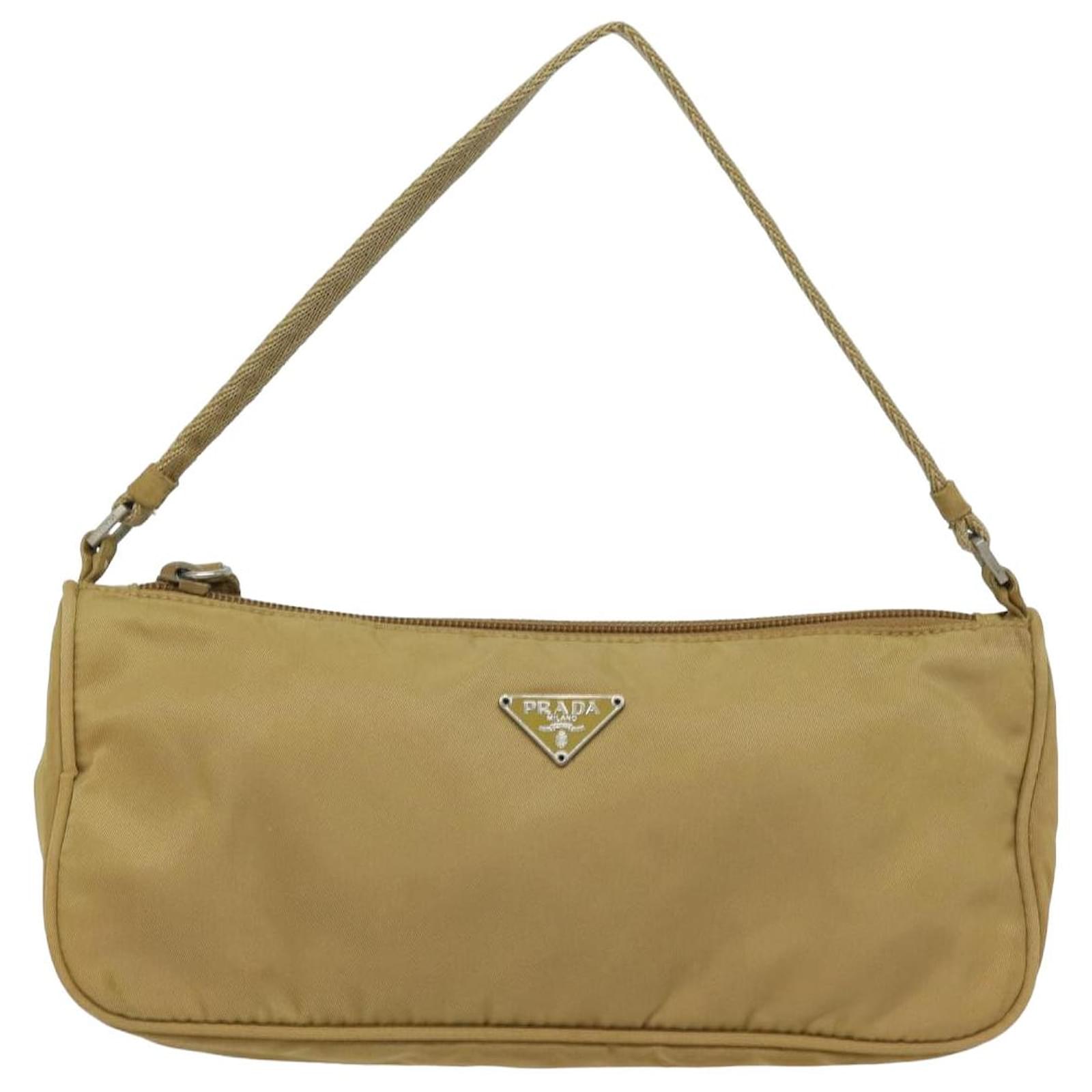 Prada clutch beige sale