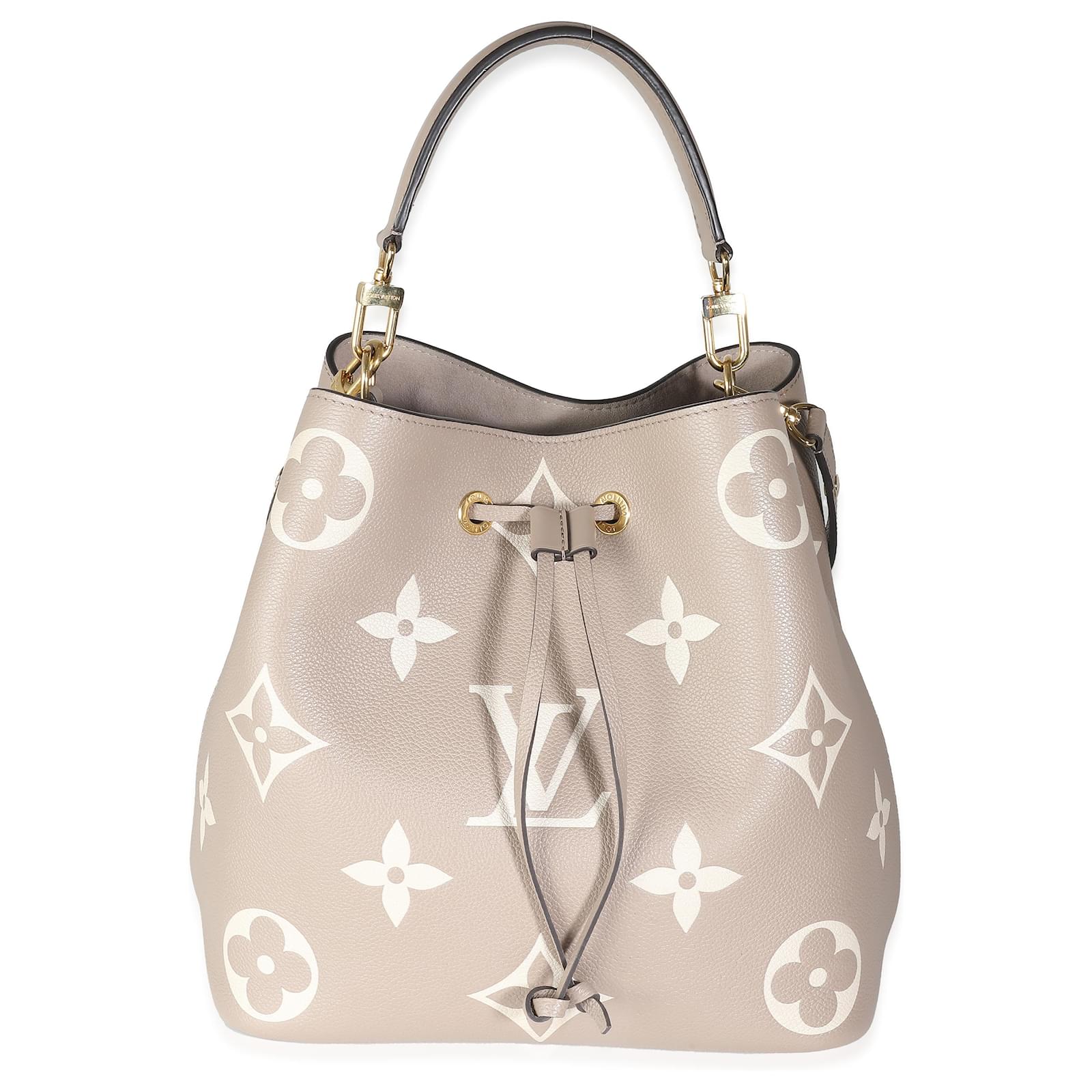 Louis Vuitton Tourterelle Creme Riesenmonogramm Empreinte NeoNoe 