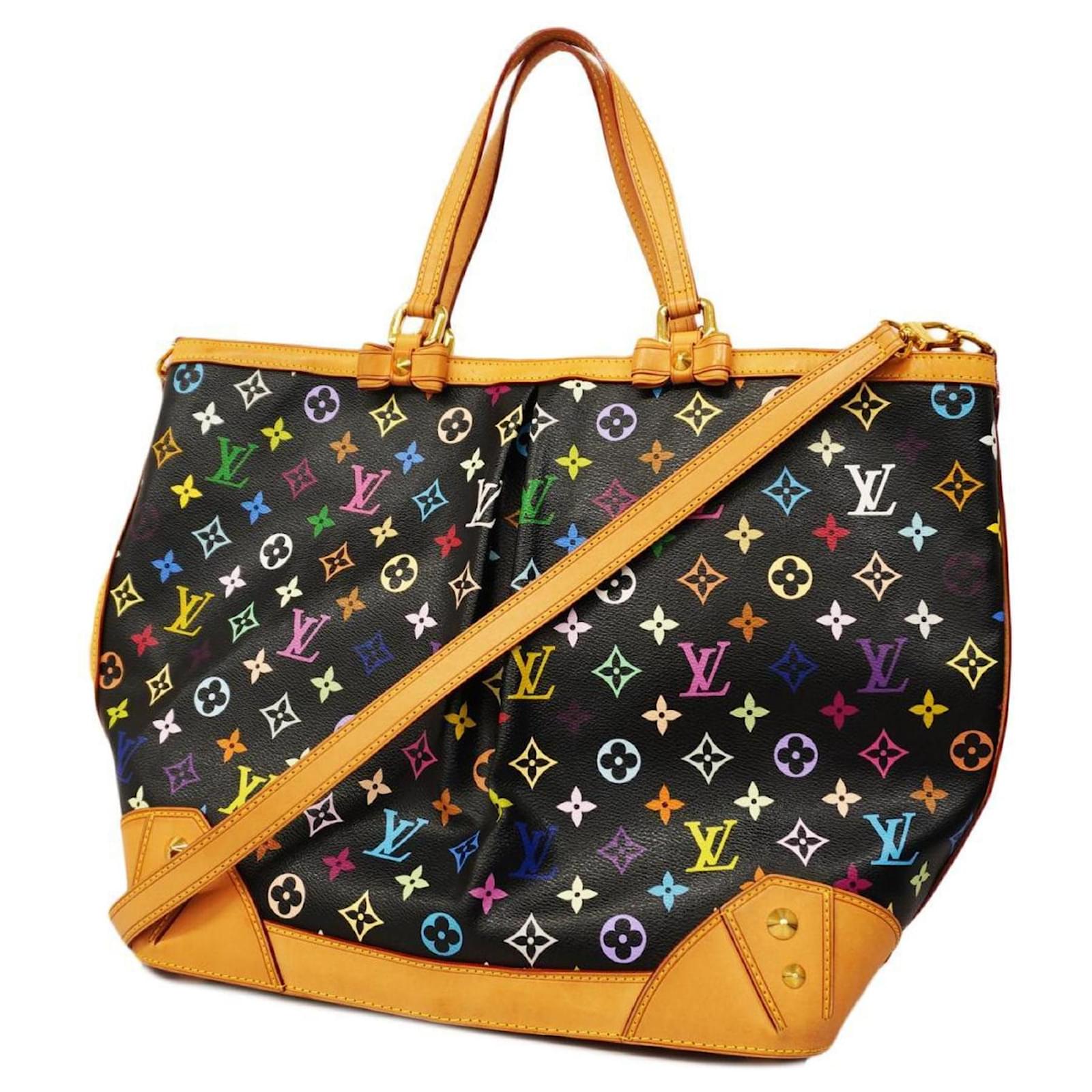 Louis Vuitton Monogramm Multicolor Charlene GM Handtasche Schwarz 