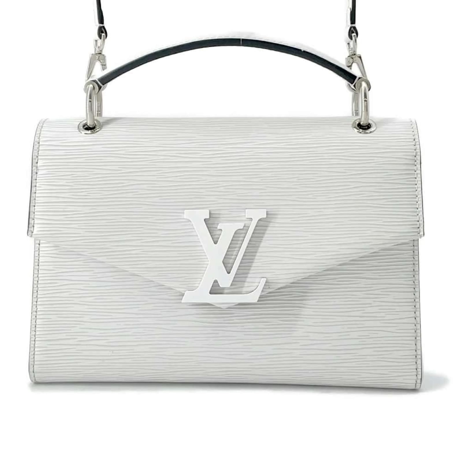 Louis Vuitton Epi Pochette Grenelle Handbag White Leather ref