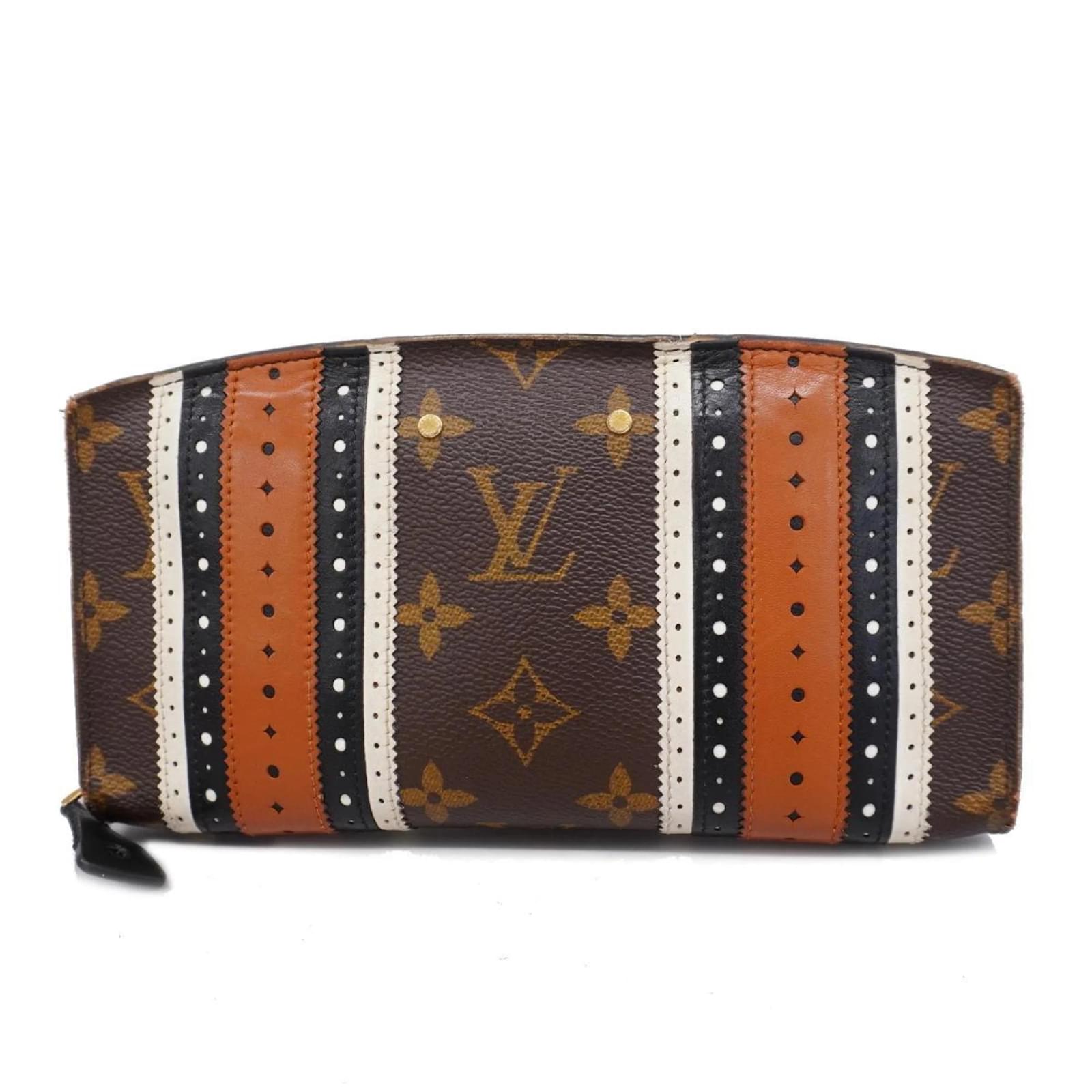 Louis Vuitton Langgeldbörse Monogram Zipper Steamer M62873 Braun 