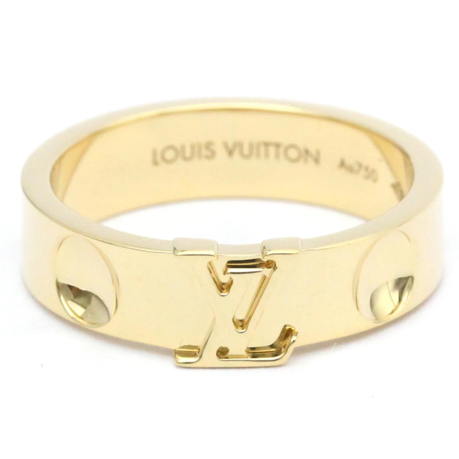 Louis Vuitton ブロンズ　ゴールド　メタル　トングサンダル　37 ゴールド（金色）系 Louis Vuitton(ルイヴィトン) 靴・ブーツ