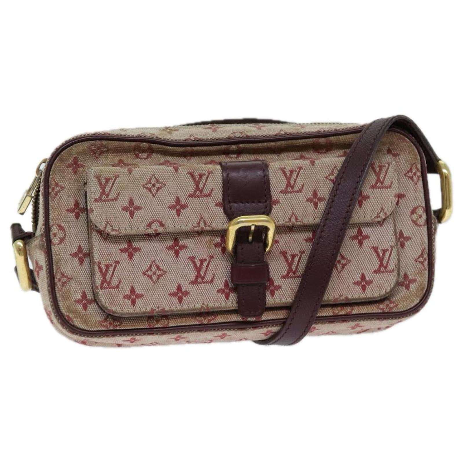 LOUIS VUITTON Monogram Mini Juliet MM Shoulder Bag Red M92219 LV 