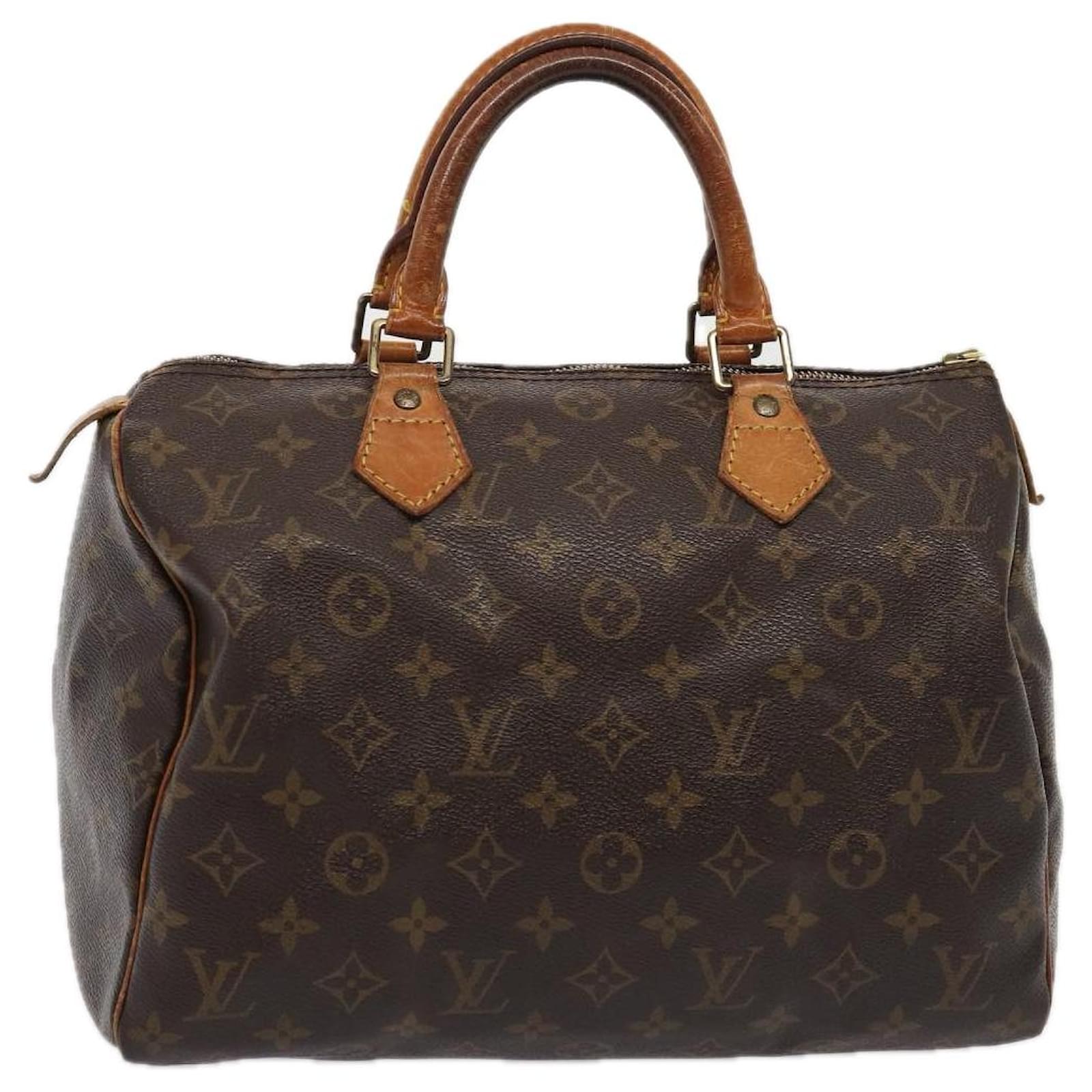LOUIS VUITTON Monogram Speedy 30 Hand Bag M41526 LV Auth 80452 