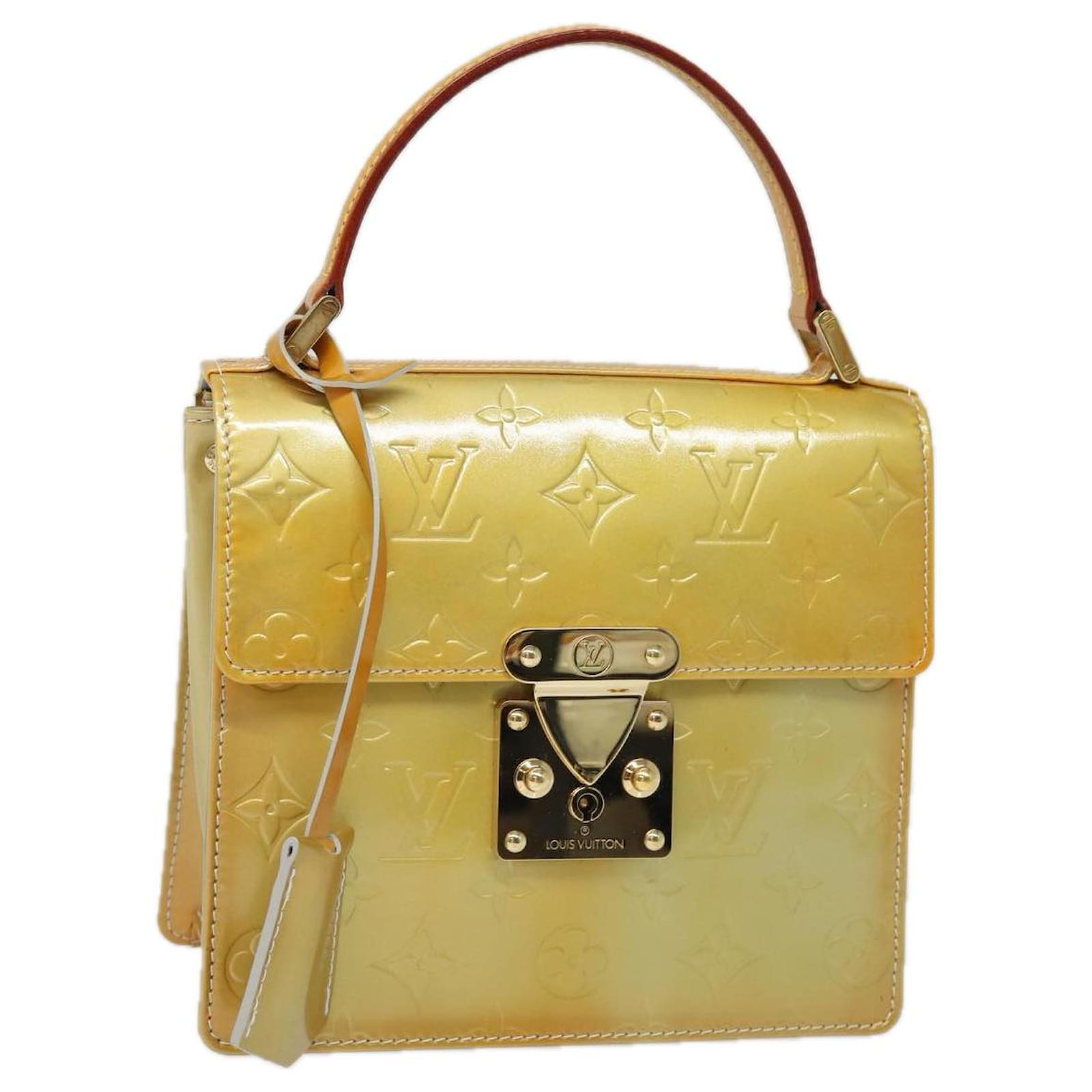 LOUIS VUITTON Monogram Vernis Spring Street Handtasche Grau M91029 