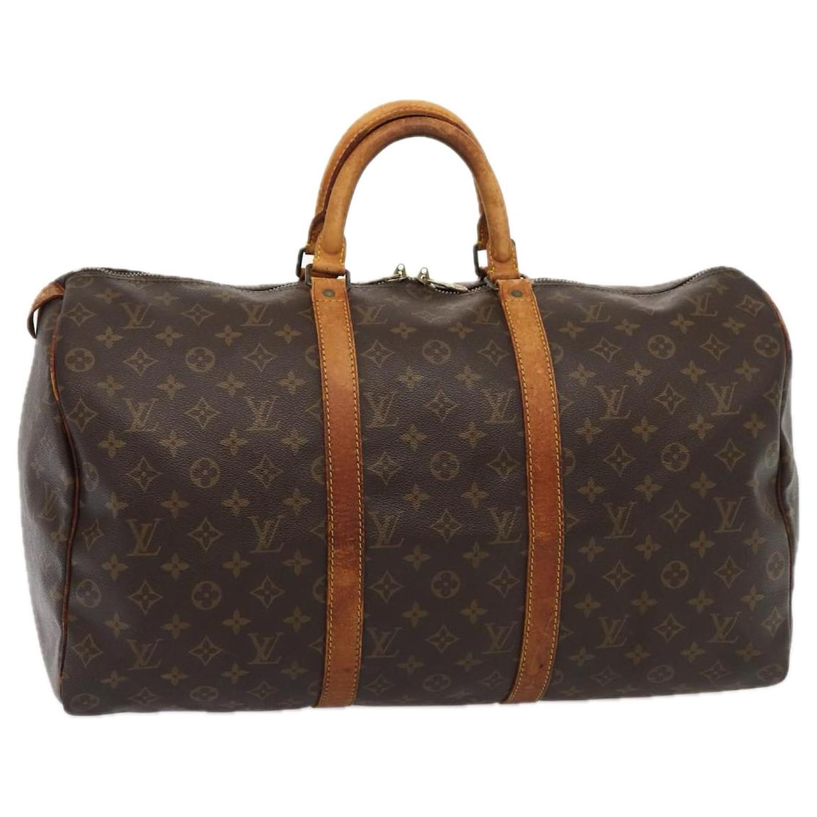 LOUIS VUITTON Monogram Keepall 50 Boston Tasche M41426 LV Auth  