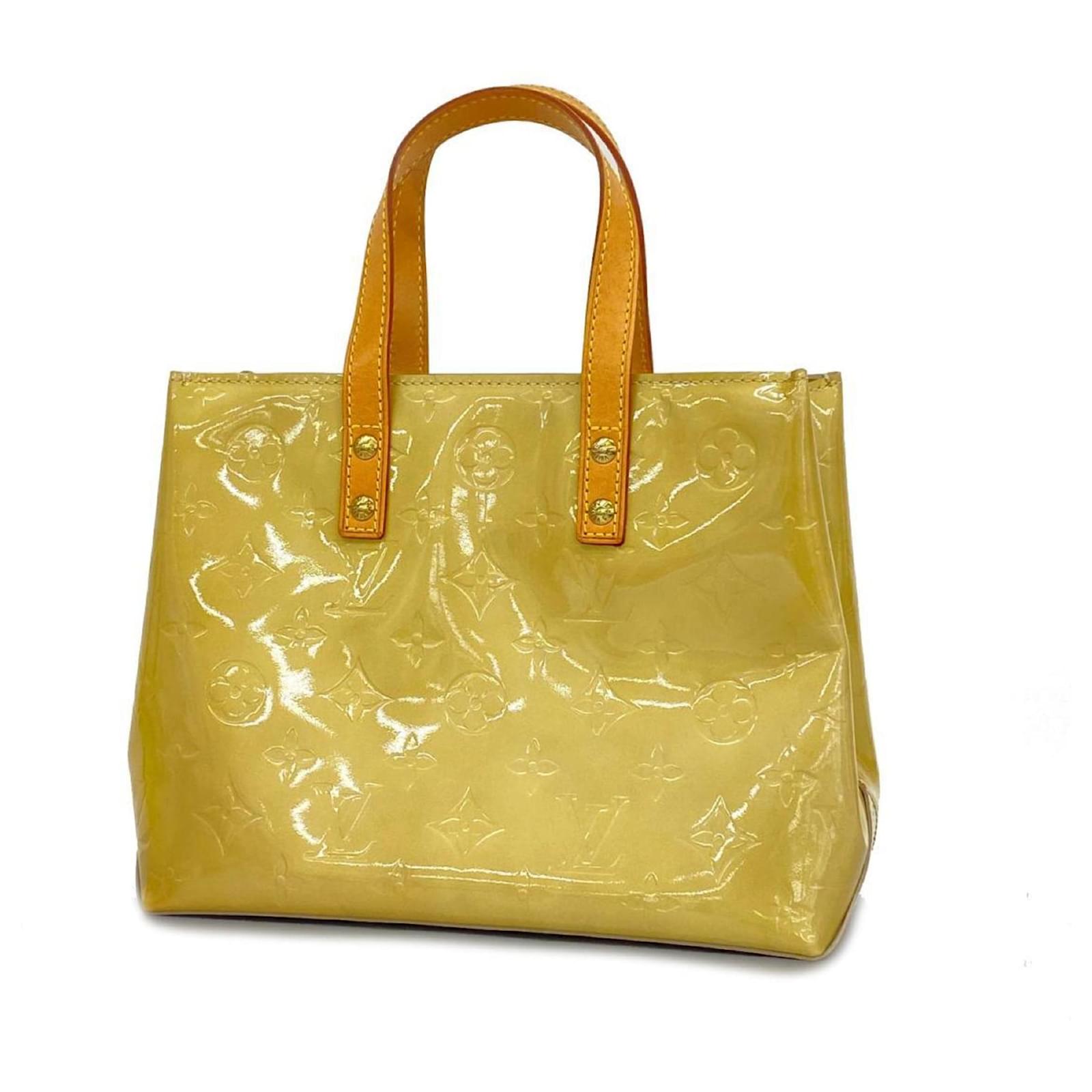 Louis Vuitton Handtasche Vernis Reed PM M91144 Beige ref.1453287  