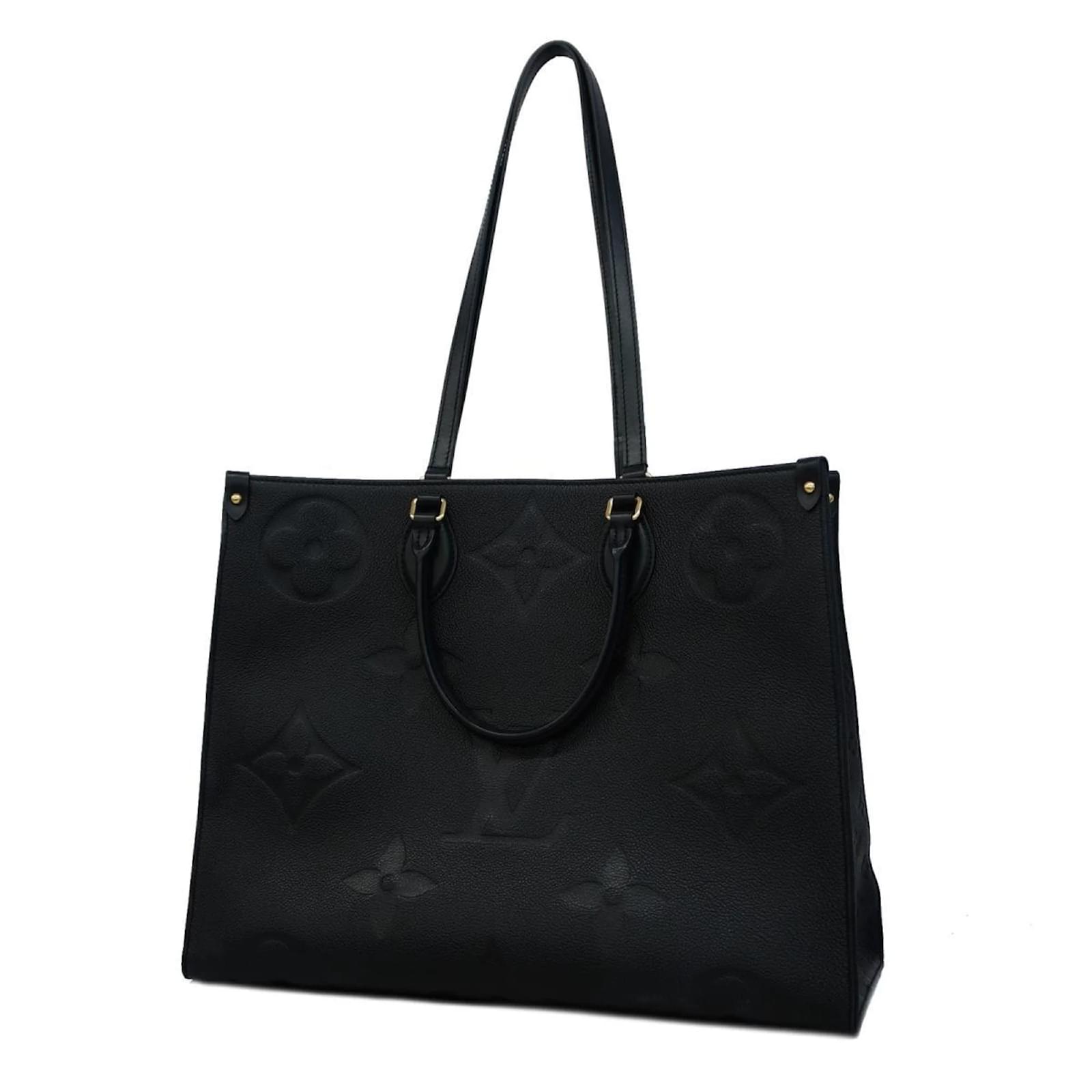 Louis Vuitton Monogram Empreinte On the Go GM Handbag Black ref  