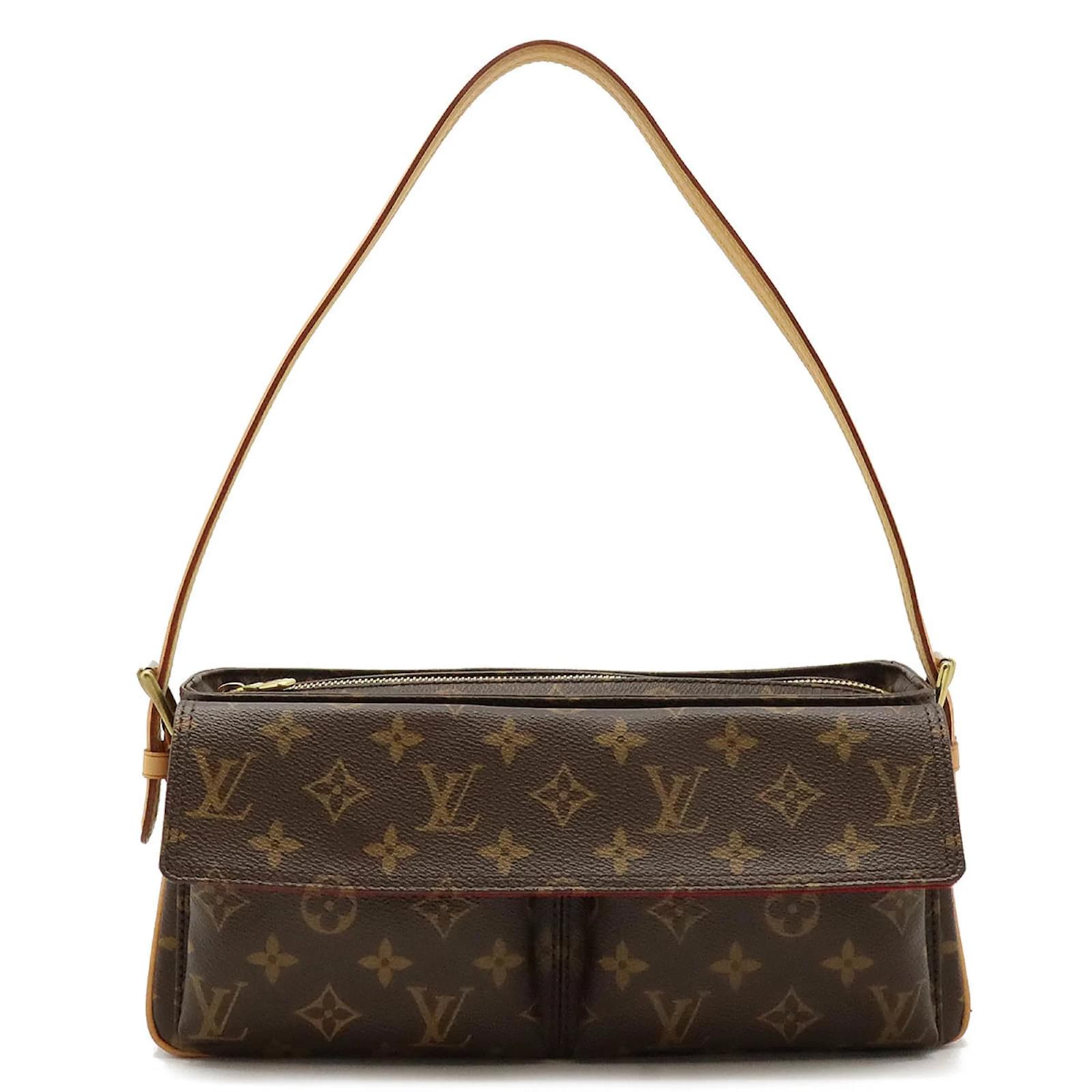 Louis Vuitton Monogram Vivacite MM Schultertasche Monogramm 