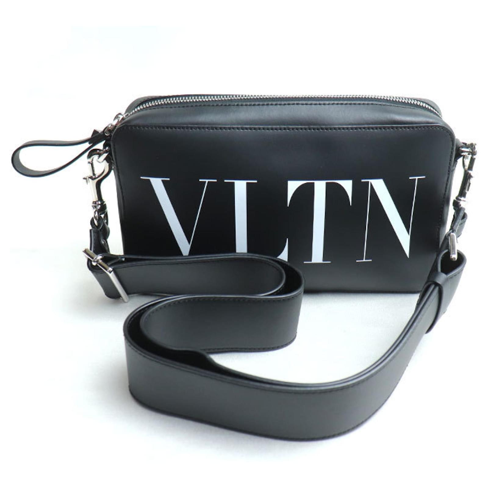 ショルダーバッグ VALENTINO VLTN Shoulder Bag Valentino Garavani VLTN Shoulder Bag Green Navy blue Leather