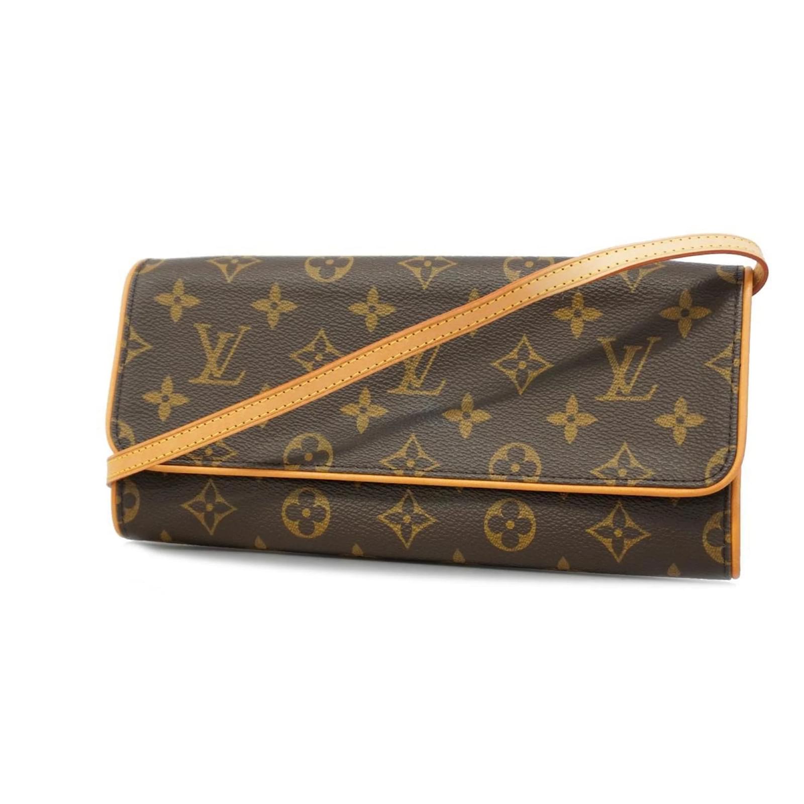 Pochette Twin GM M51852 Monogramm Louis Vuitton Braun ref.1453950  