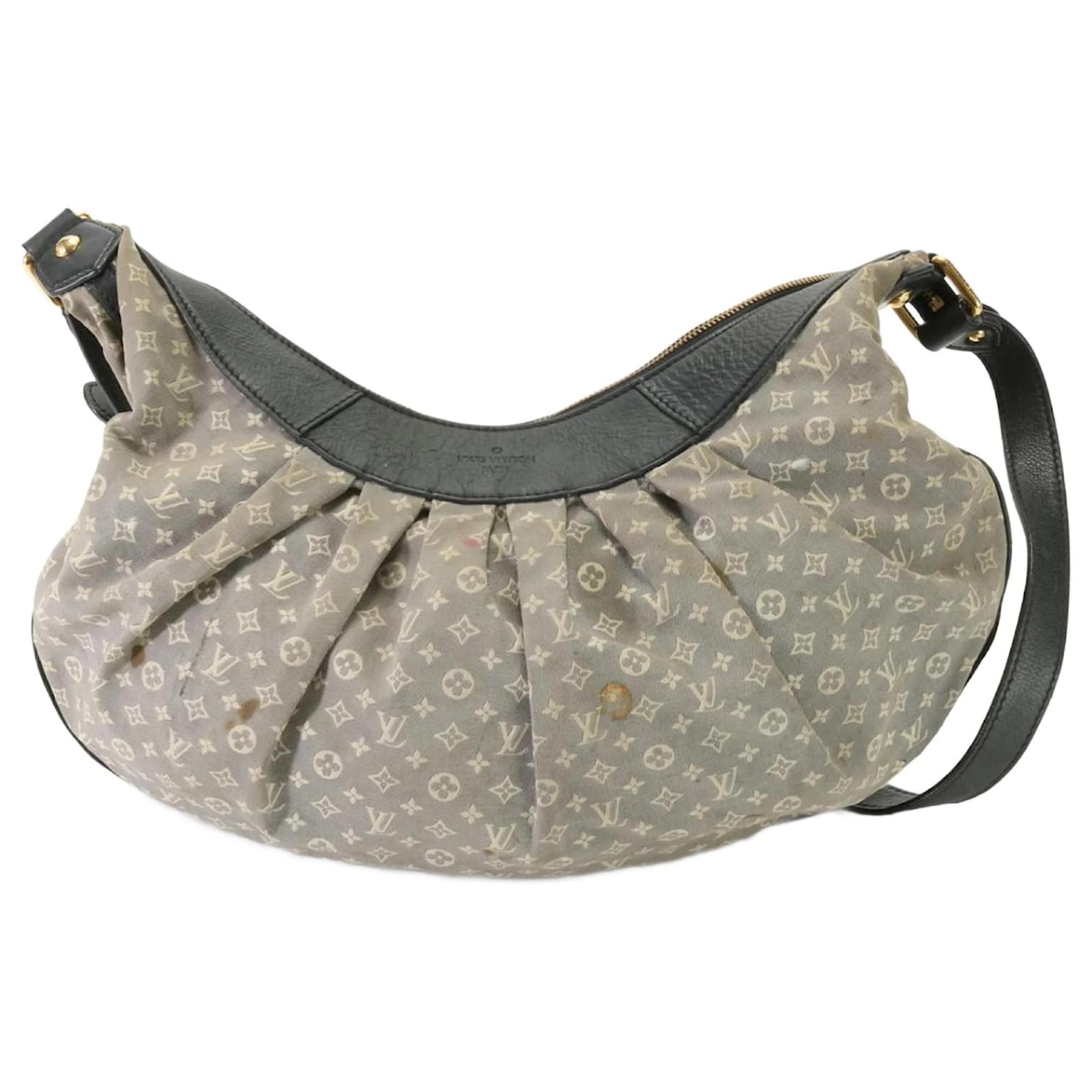 Louis Vuitton Monogram Idylle Rhapsody MM Shoulder Bag Black Cloth