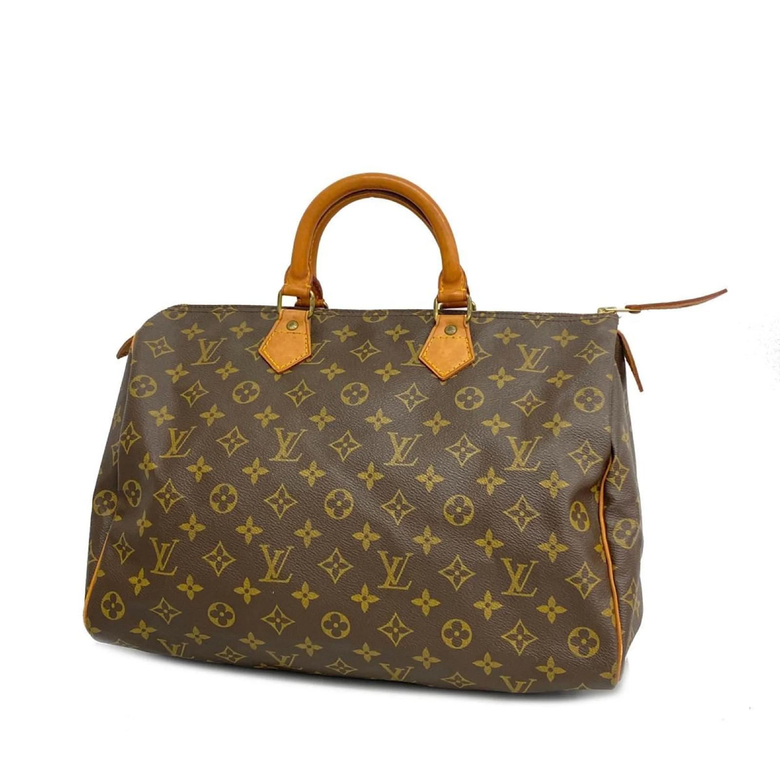 Louis Vuitton Monogram Speedy 35 Handtasche Braun ref.1454622  