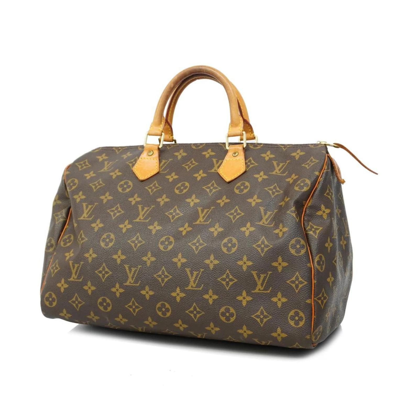 Louis Vuitton Monogram Speedy 35 Handtasche Braun ref.1454642 