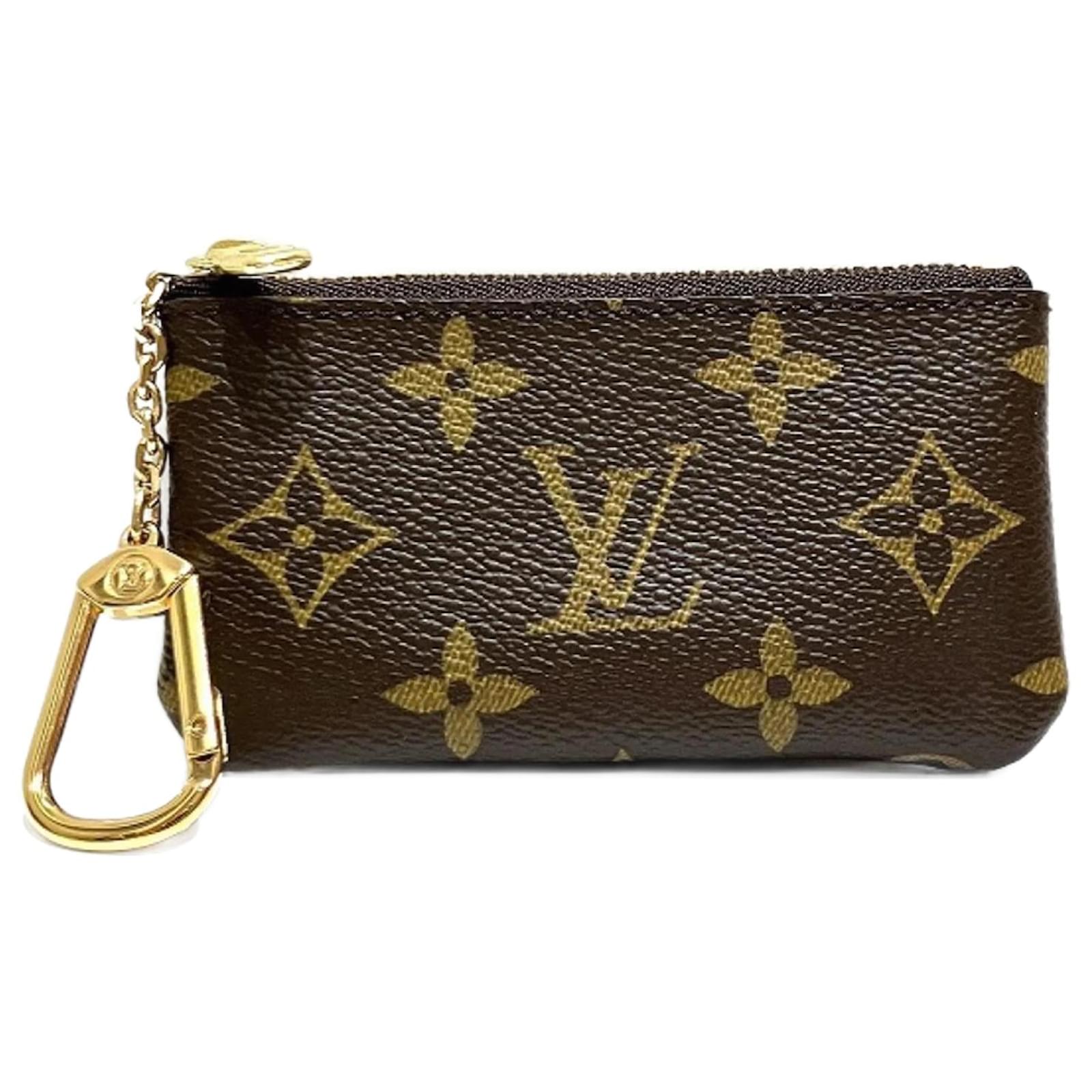 Louis Vuitton Monogram Pochette Cle M62650 Geldbörse/Münzcase 