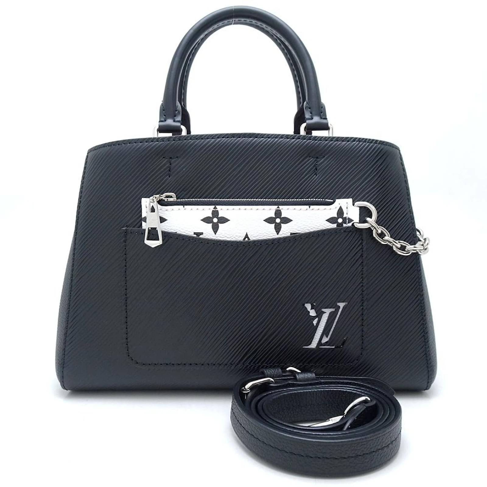 Louis Vuitton Epi Marelle Tote BB M59952 Schwarz Leinwand ref 