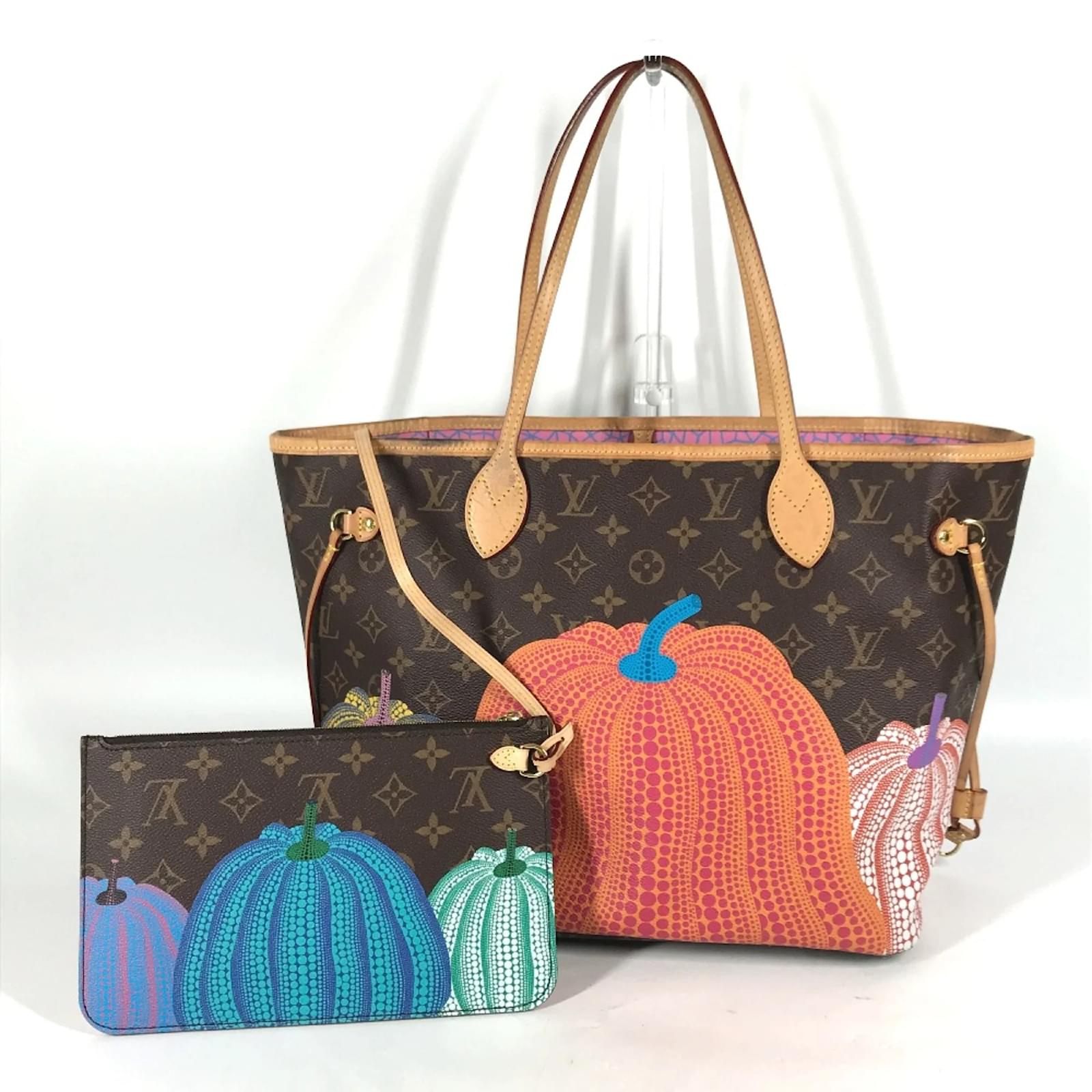 ★TOUT Y EST★ Jacquard Pumpkin Bag Ivy Blue CB2107-2 Louis Vuitton Monogram Pumpkin Tote Bag Brown ref.1456159