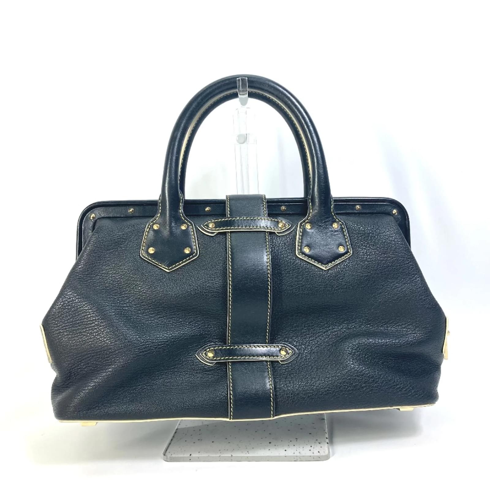 Suhali Arzt Tasche Louis Vuitton Schwarz Leder ref.1456427 Joli Closet