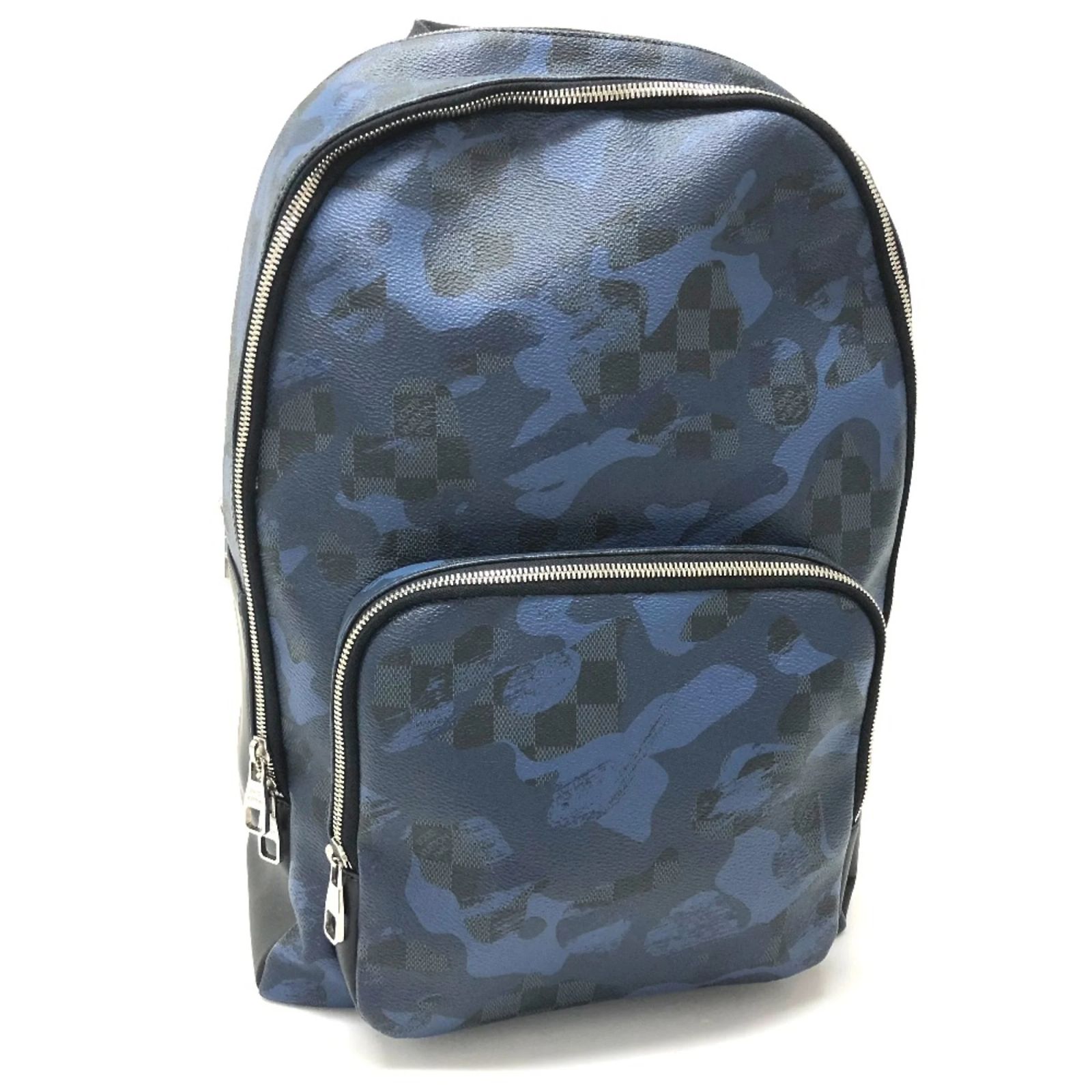 louis vuitton cobalt backpack Regatta Josh The Discovery backpack in this seasons new Damier Cobalt Race canvas conveys the spirit of the speedway Louis Vuitton Cobalt Pixel Damier