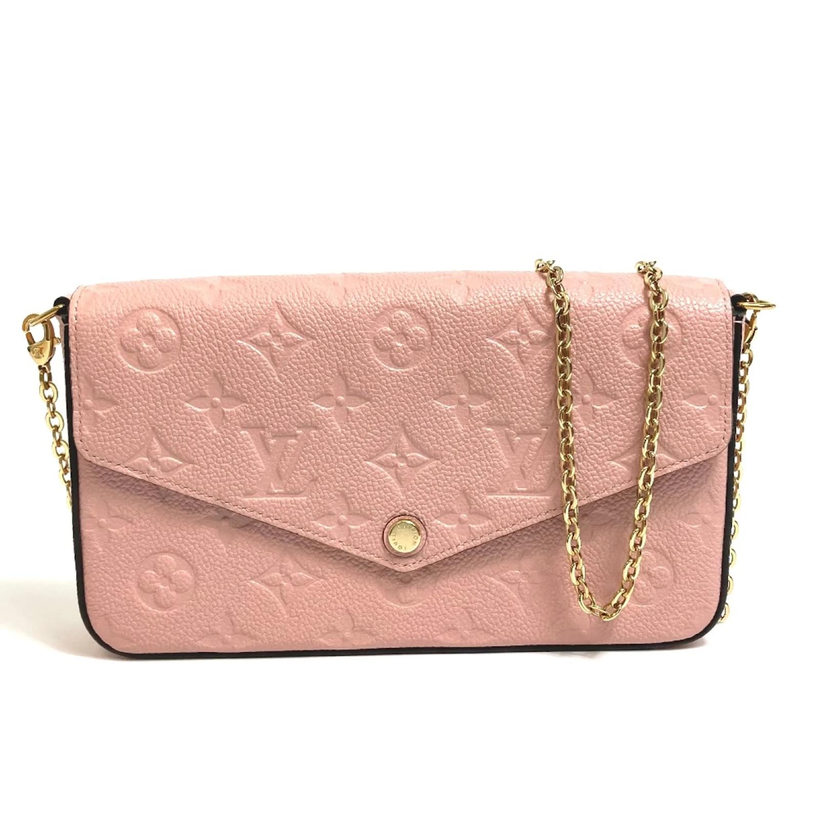 Monogram Empreinte Schultertasche von Louis Vuitton Pink ref 