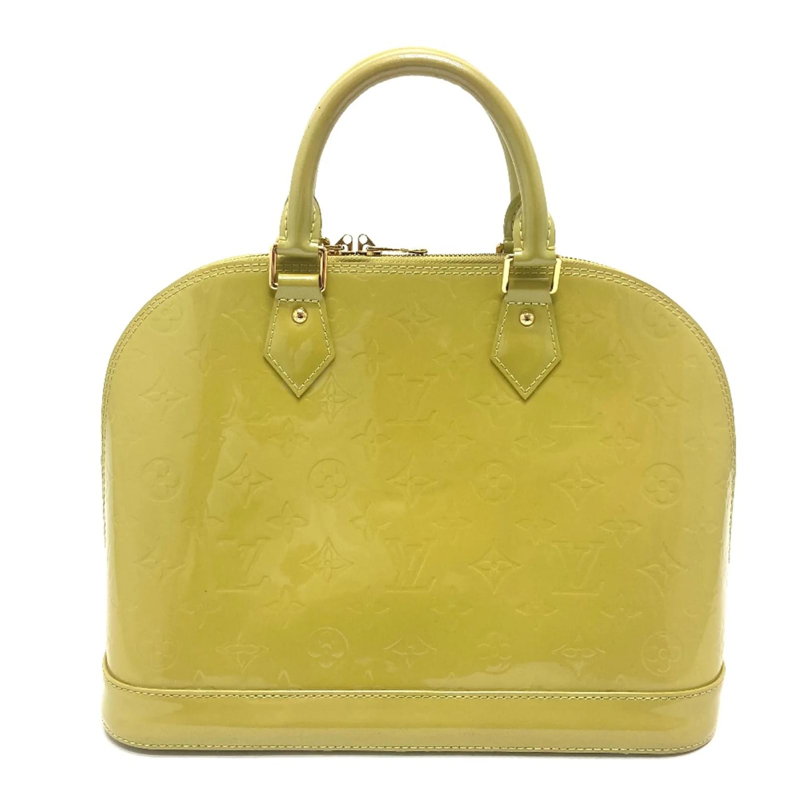 Louis Vuitton Monogram Vernis Handtasche M91615 Gelb ref.1456848 