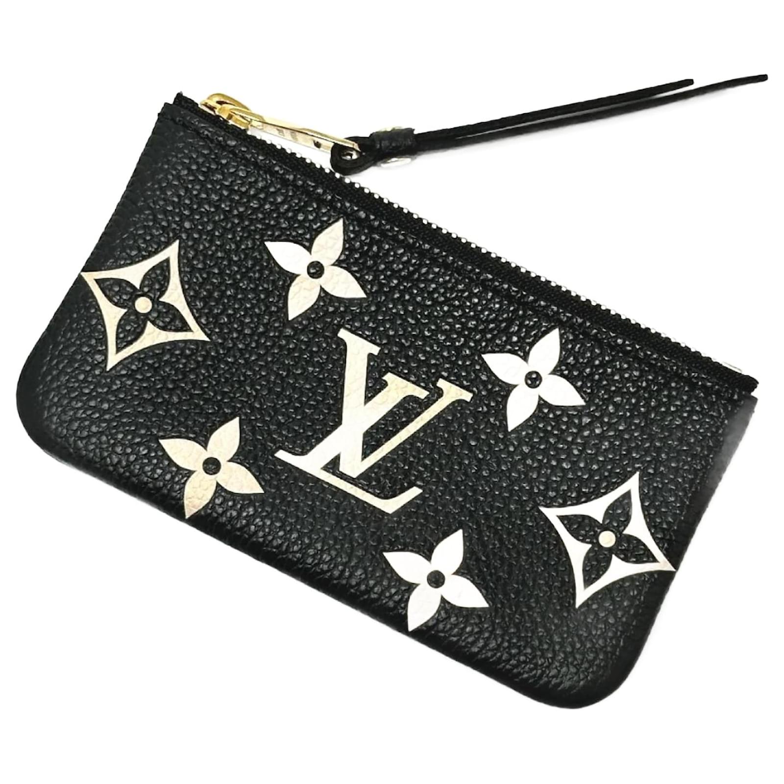 Louis Vuitton Monogram Empreinte Coin Purse Black