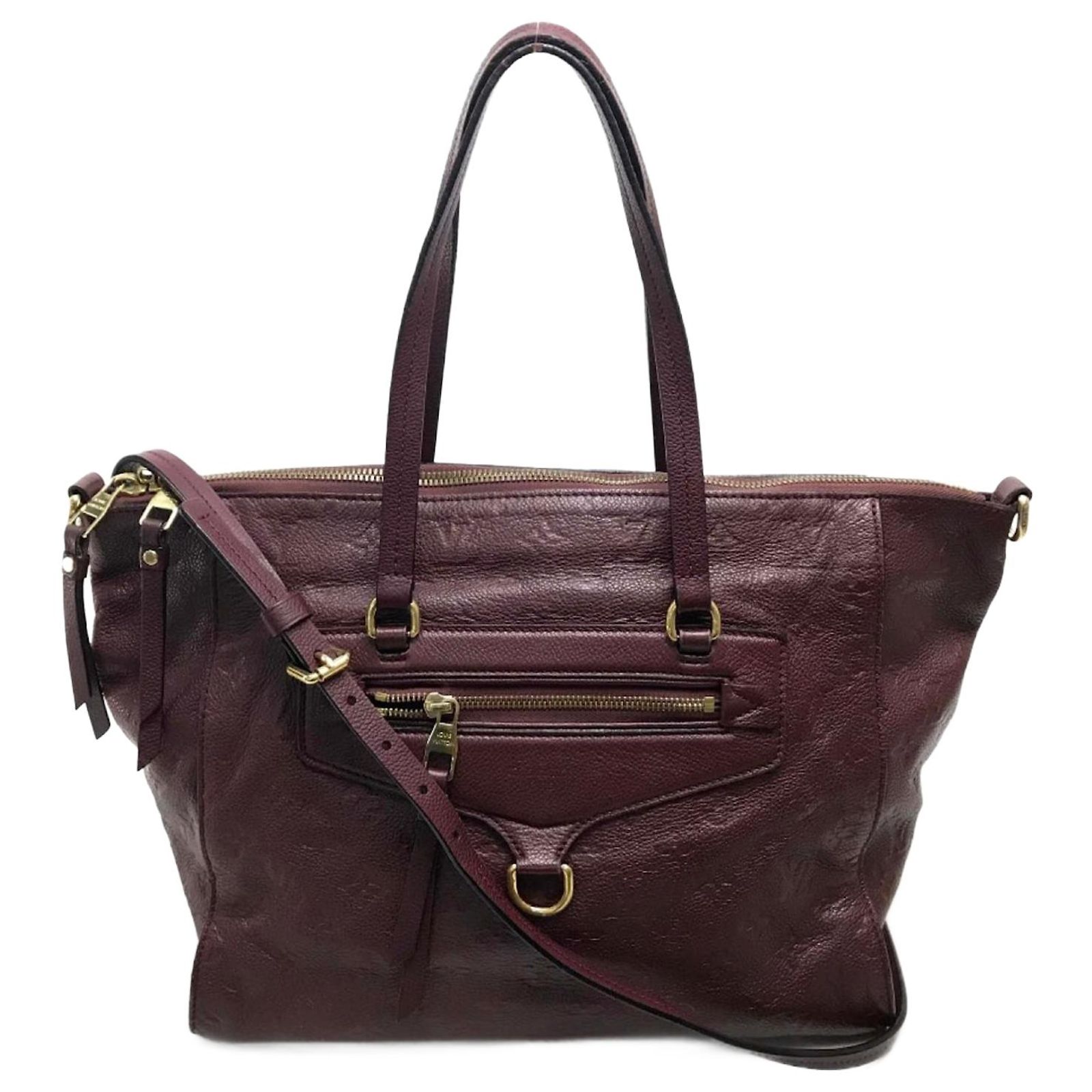 Louis Vuitton Monogram Empreinte Shoulder Bag Brown ref.1456948