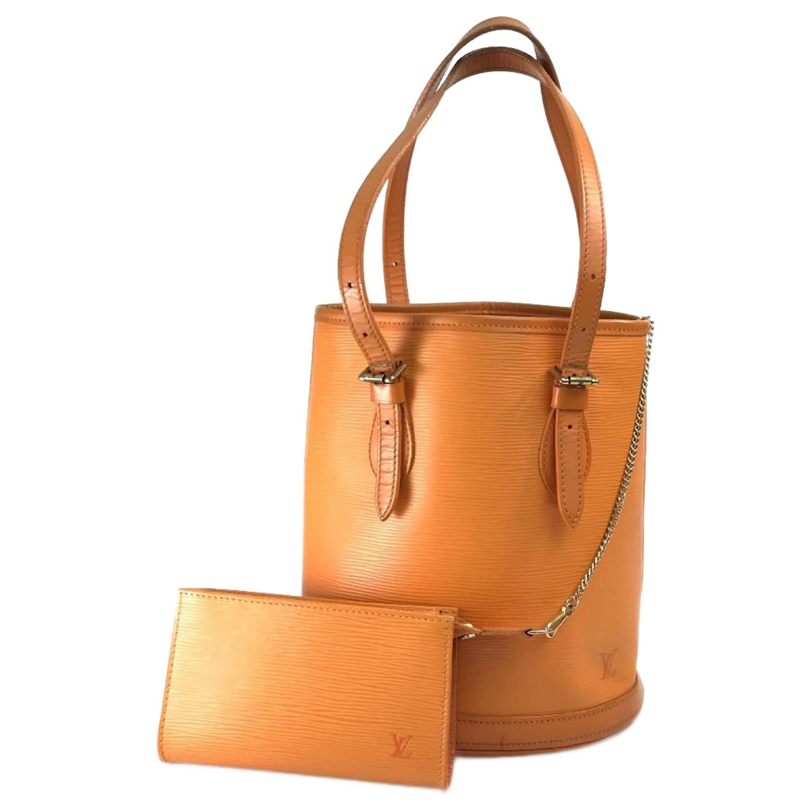 Epi Tote Bag M5899H von Louis Vuitton Orange Leder ref.1457037 