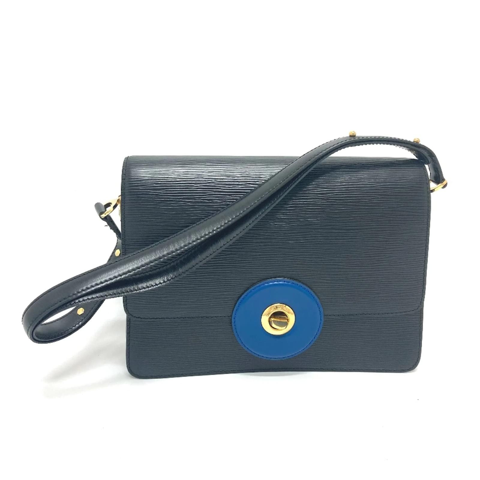 Epi Schultertasche M52415 von Louis Vuitton Schwarz Leder ref 