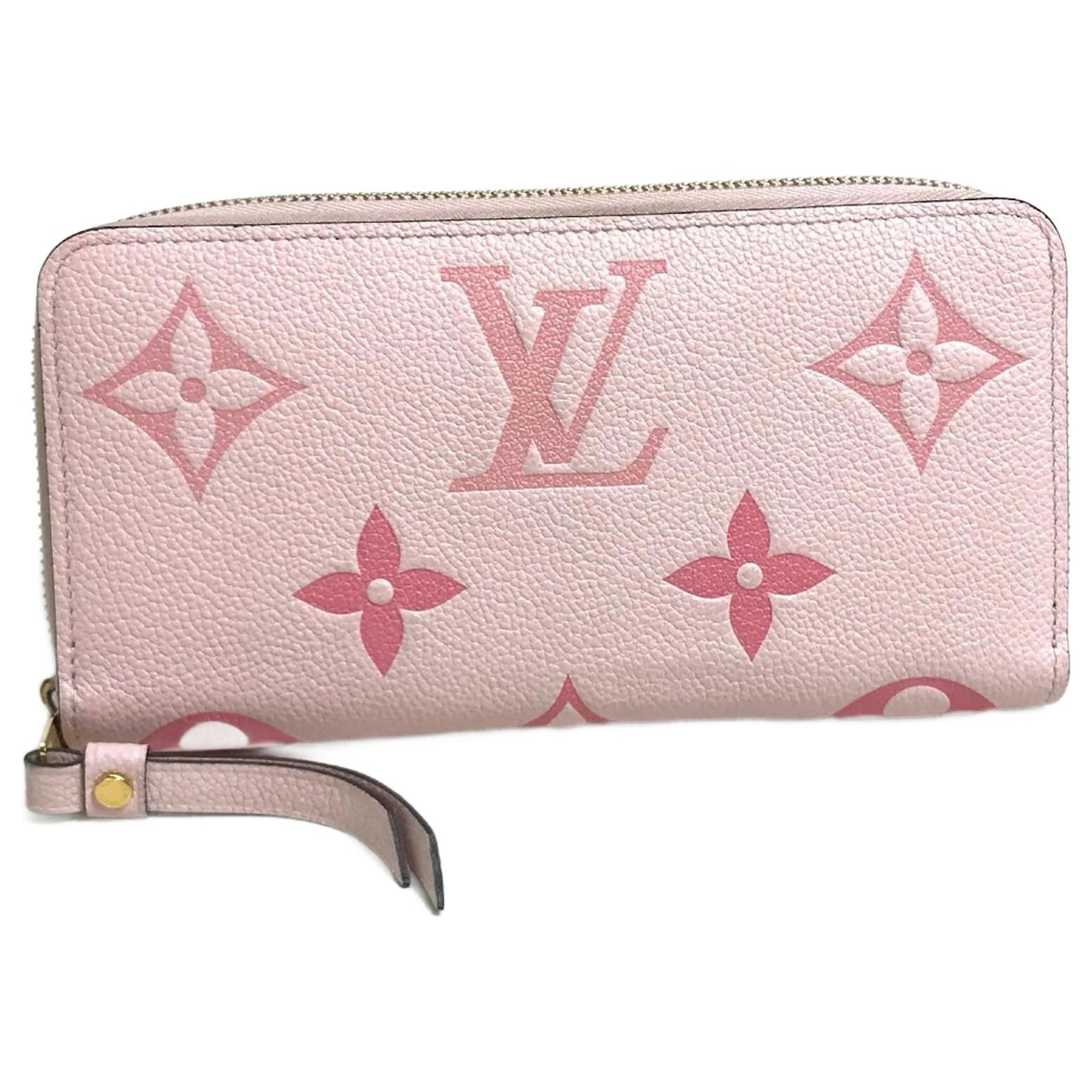Louis Vuitton Monogram Empreinte Zippy Wallet Pink ref  display picture 1