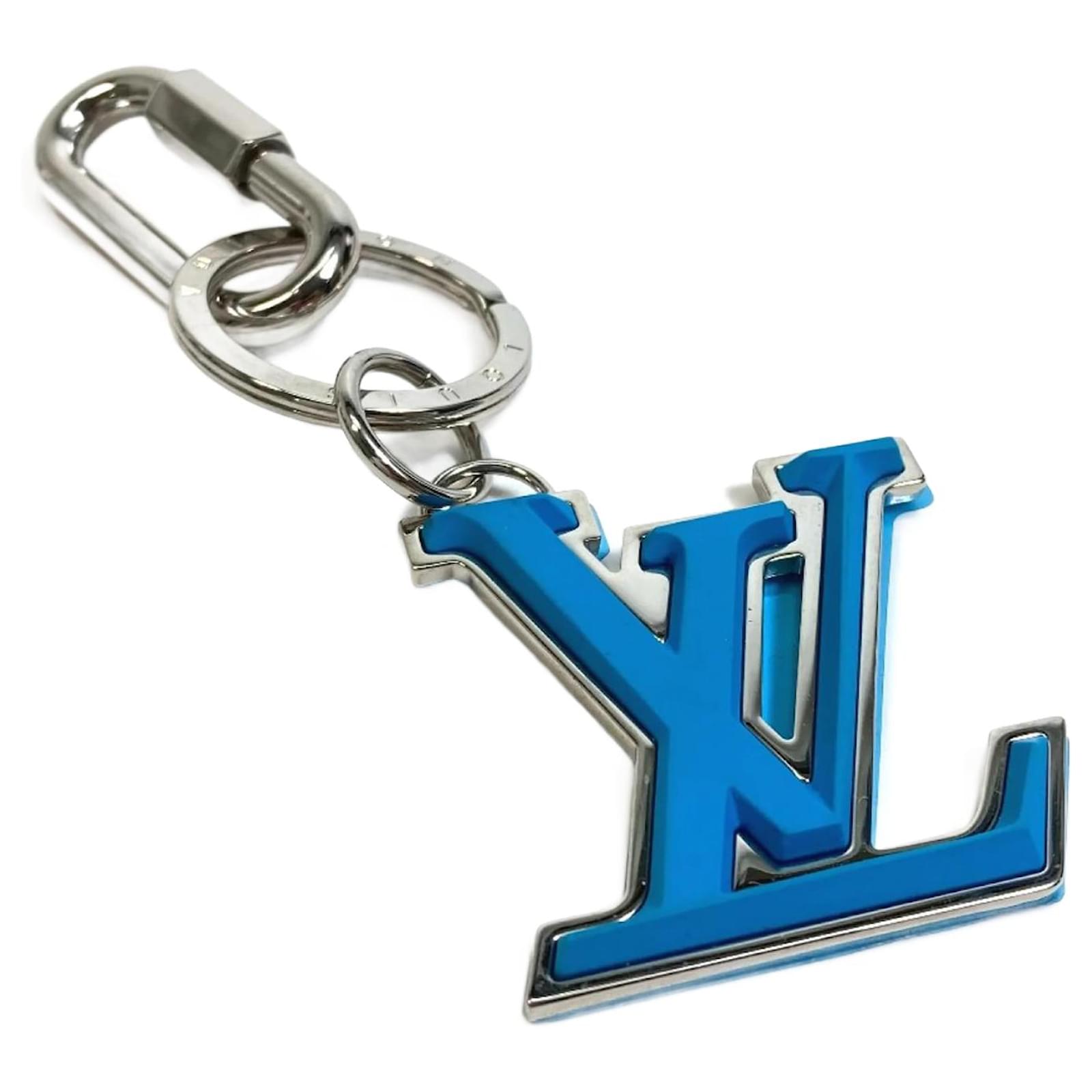 Louis Vuitton M69303 Logo Bag Charm Key Holder Blue ref