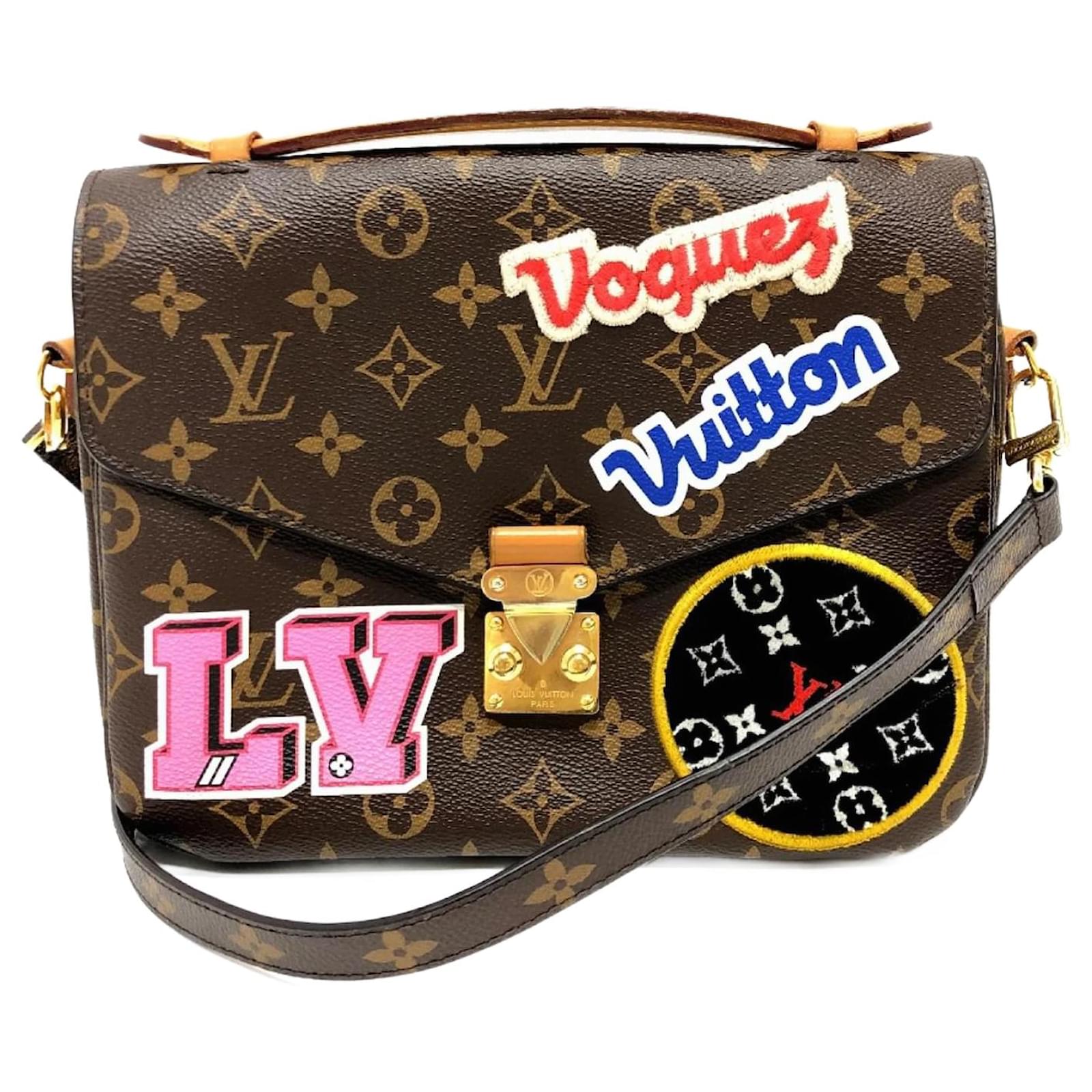 Louis Vuitton M43991 Patchies 2WAY Handbag Brown ref.1457451 