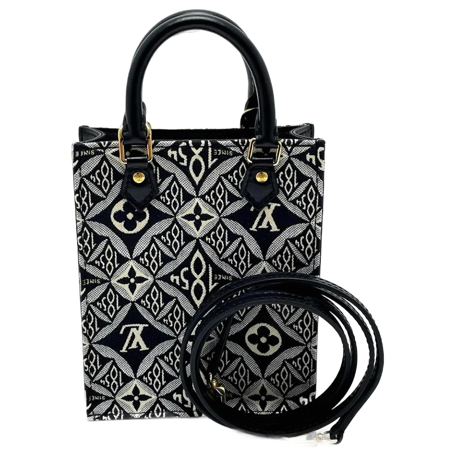 Louis Vuitton M80484 Monogram Jacquard Handbag Black ref.1457531 