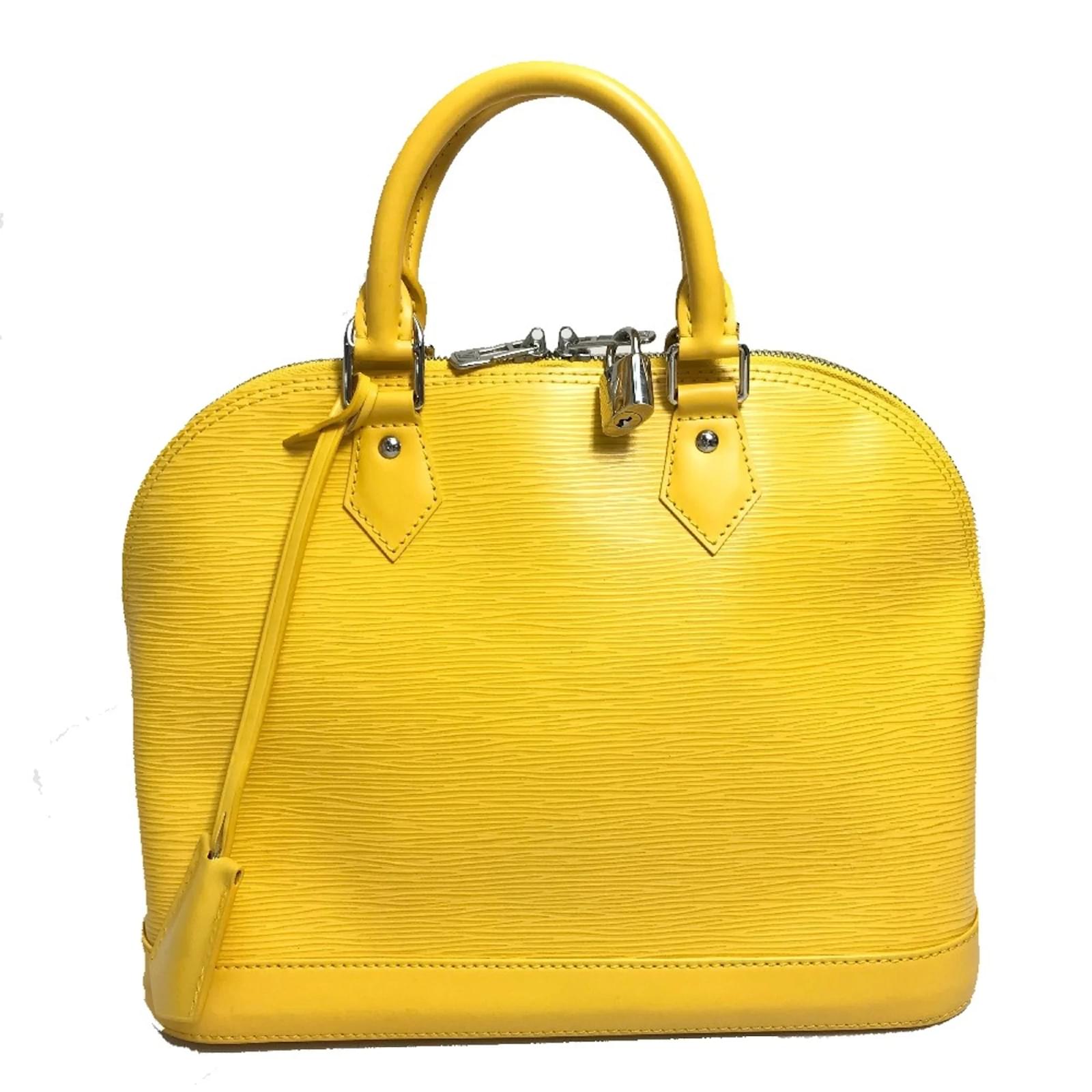 Tote Bag Epi M40951 von Louis Vuitton Gelb Leder ref.1457577  