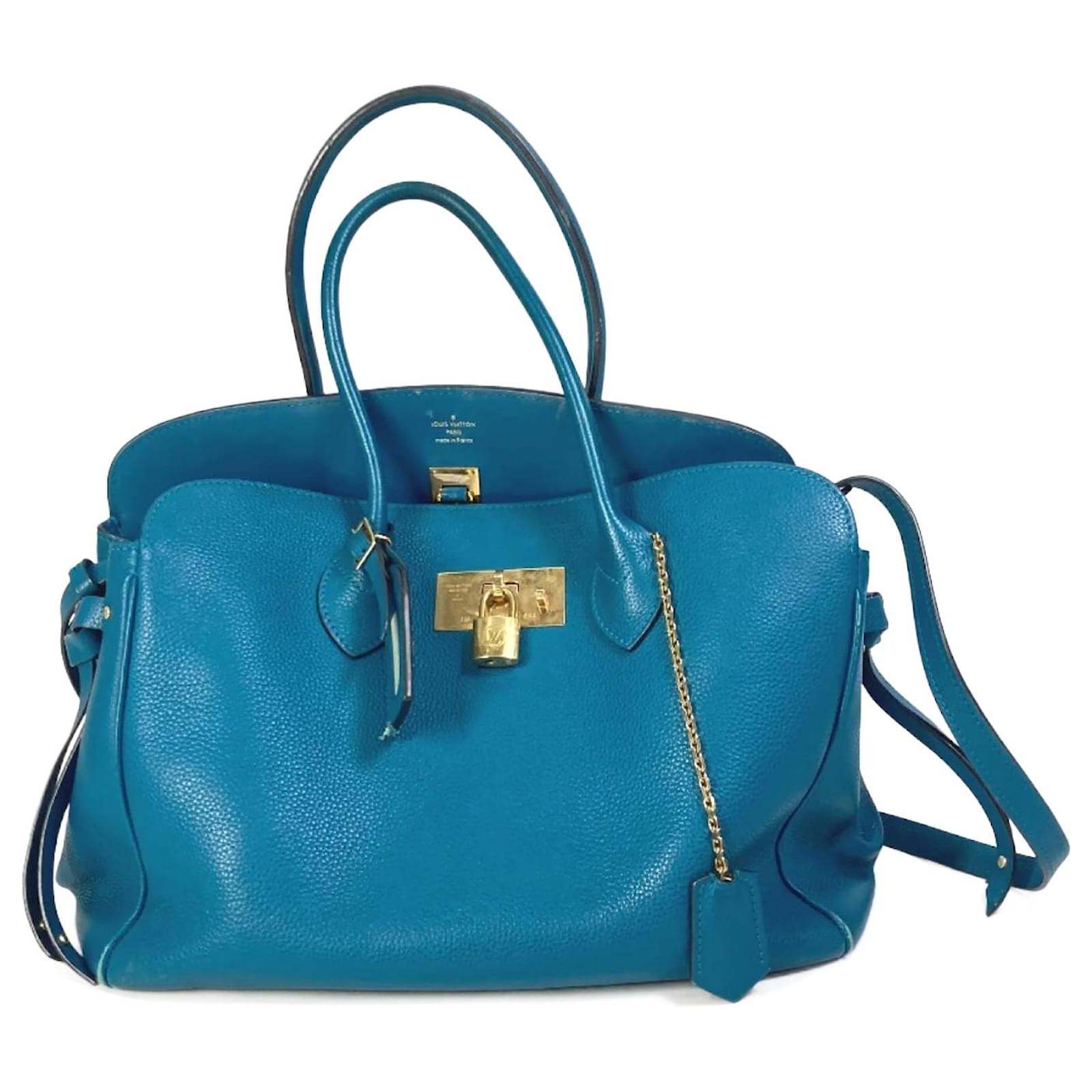 Blaues Leder Schultertasche Louis Vuitton M55023 ref.1457594 