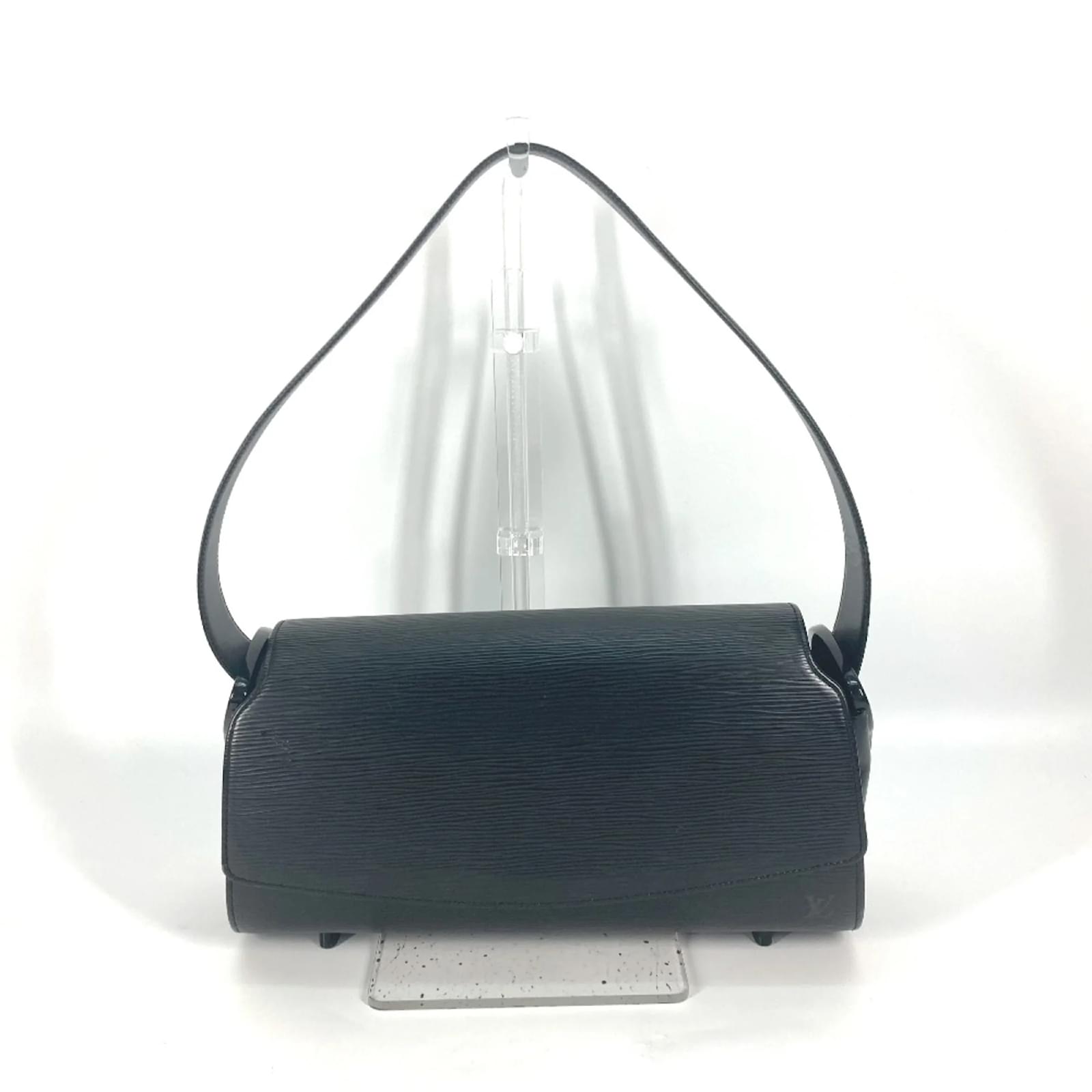 Epi Schultertasche M52172 von Louis Vuitton Schwarz Leder ref 