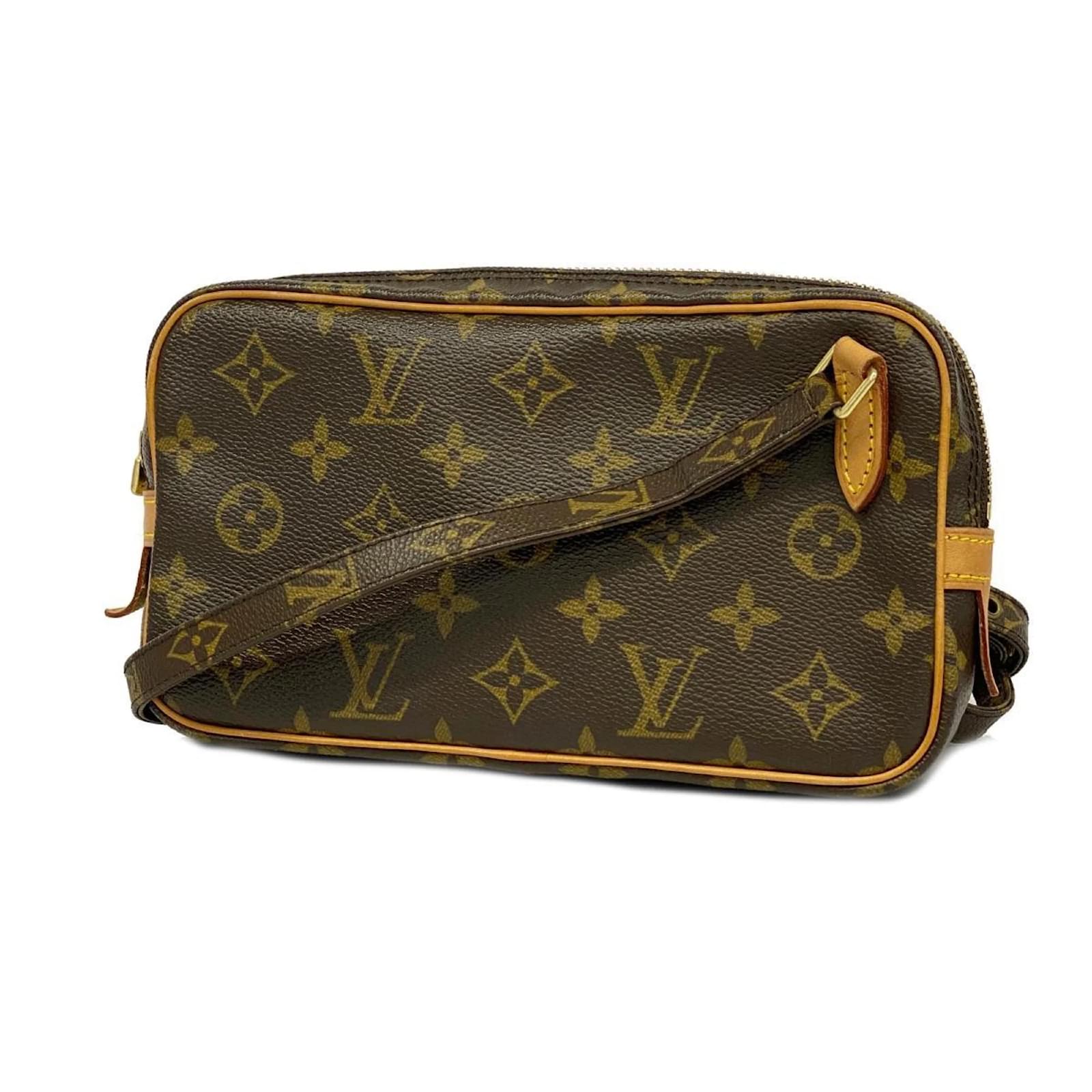 Louis Vuitton Monogram Shoulder Bag Brown Patent leather ref  