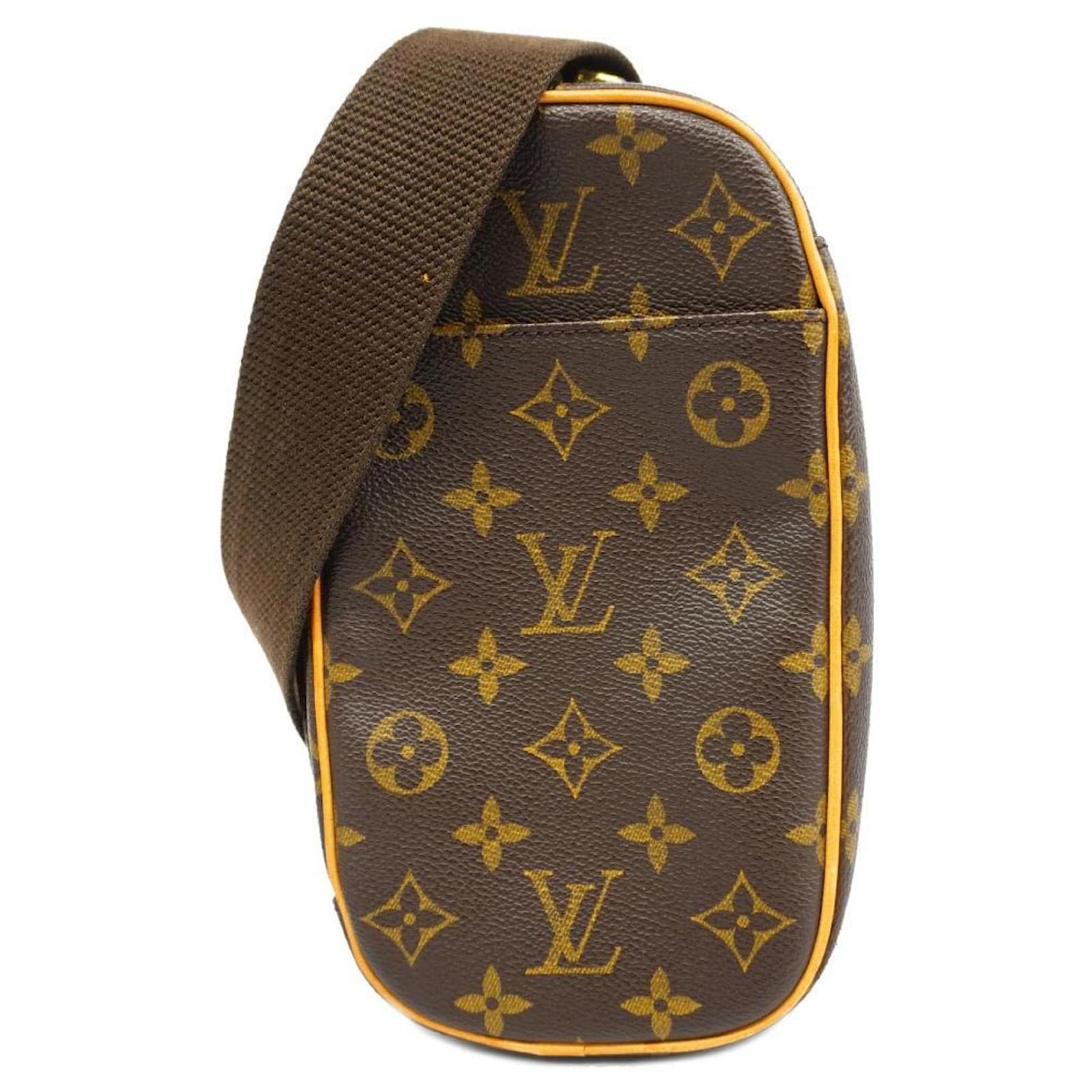 Louis Vuitton Monogram Pochette Ganjou Umhängetasche Braun ref 