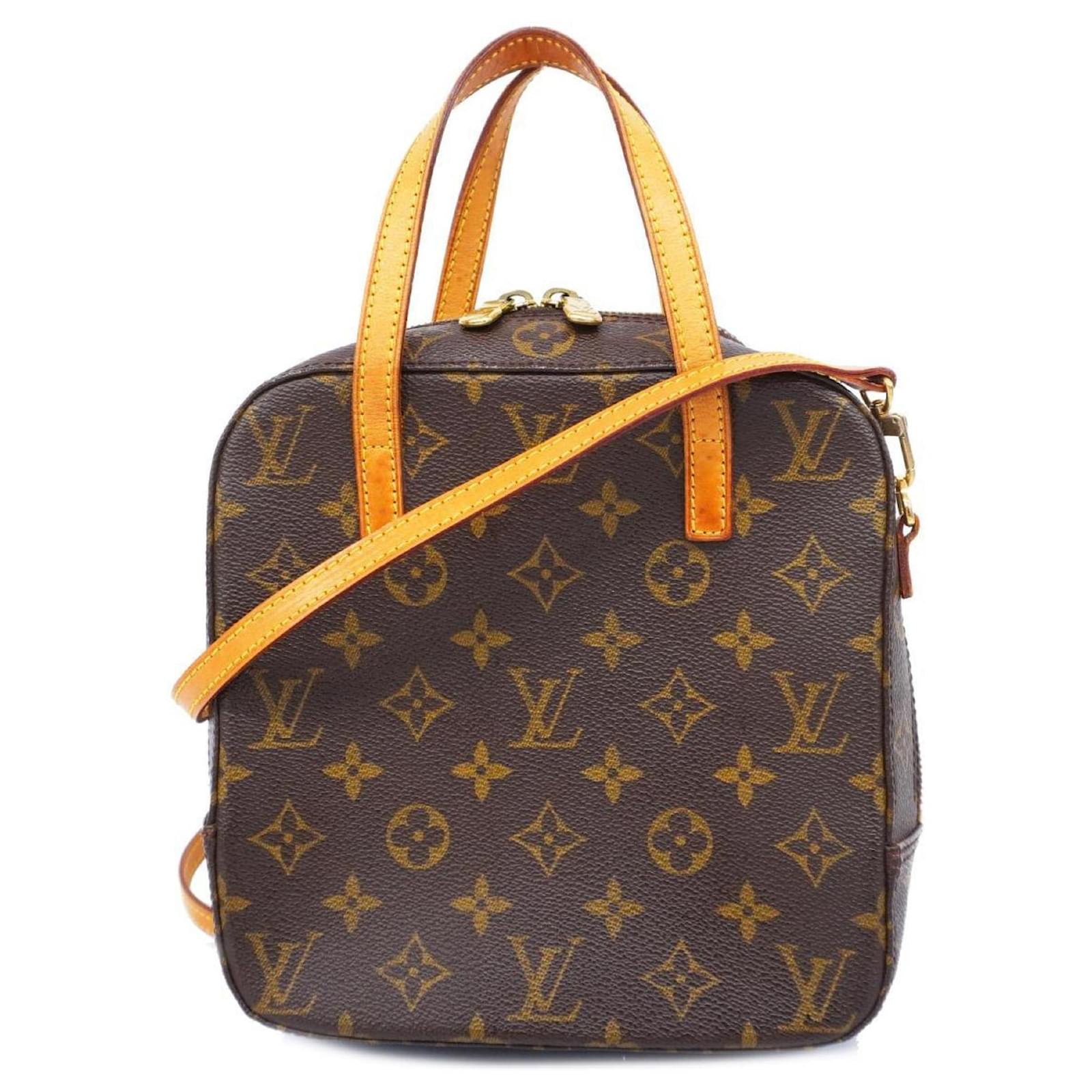 Louis Vuitton Monogram Spontini Handtasche Braun ref.1459088  