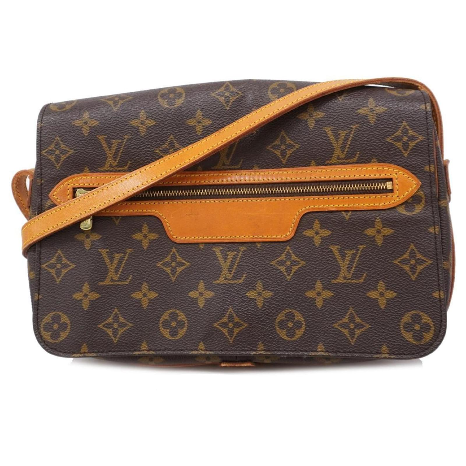 Saint Germain Schultertasche Monogramm Louis Vuitton Braun ref 