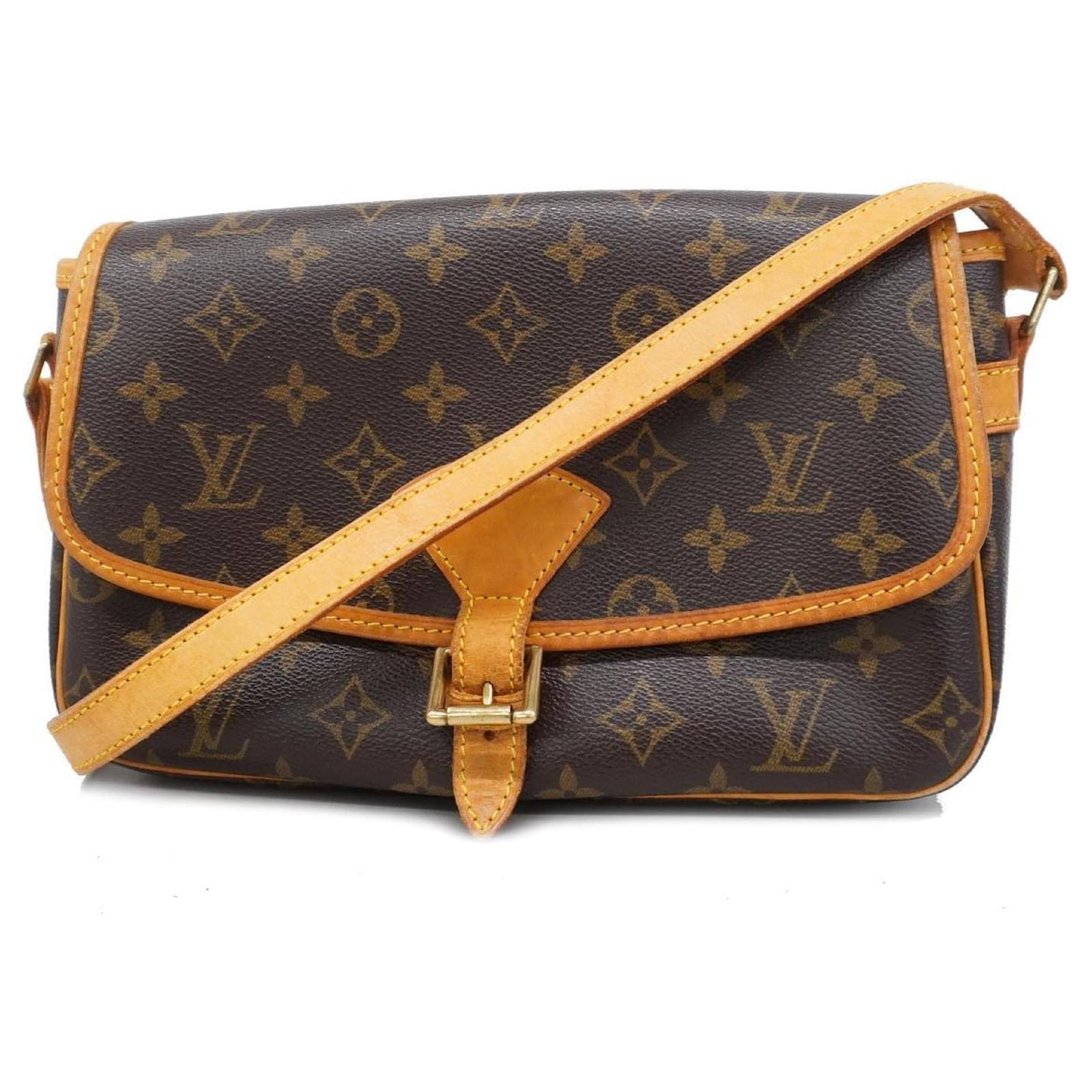 Sologne Schultertasche Monogram Louis Vuitton Braun ref.1459270 