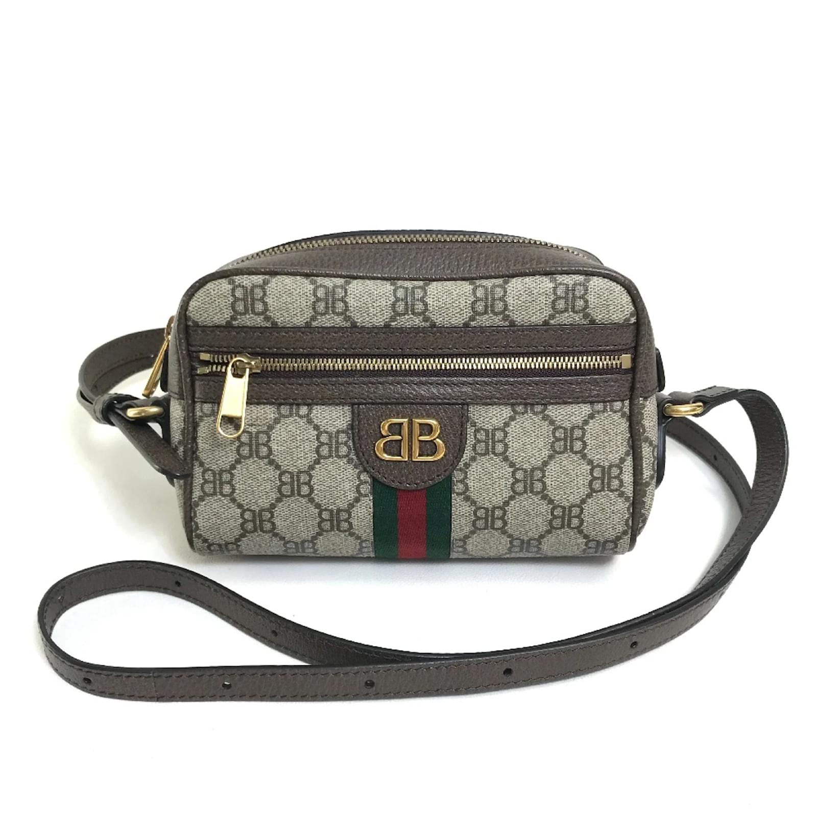 Gucci 680128 GG BB Logo Shoulder Bag Beige ref.1463231 - Joli Closet