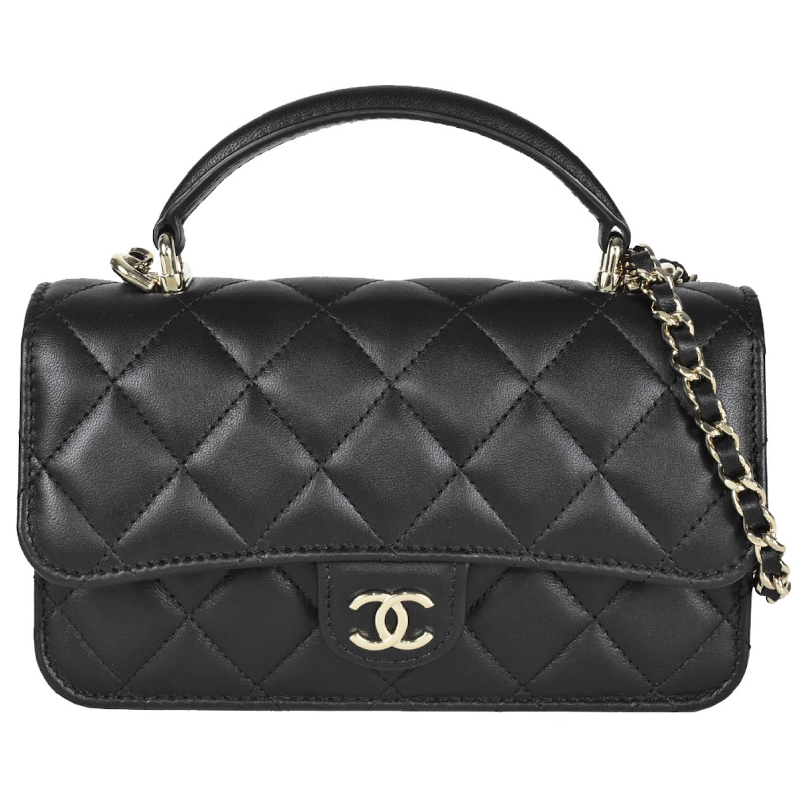 Chanel Classic Flap Bag Coco Chanel Kleine Schwarze Tasche Chanel