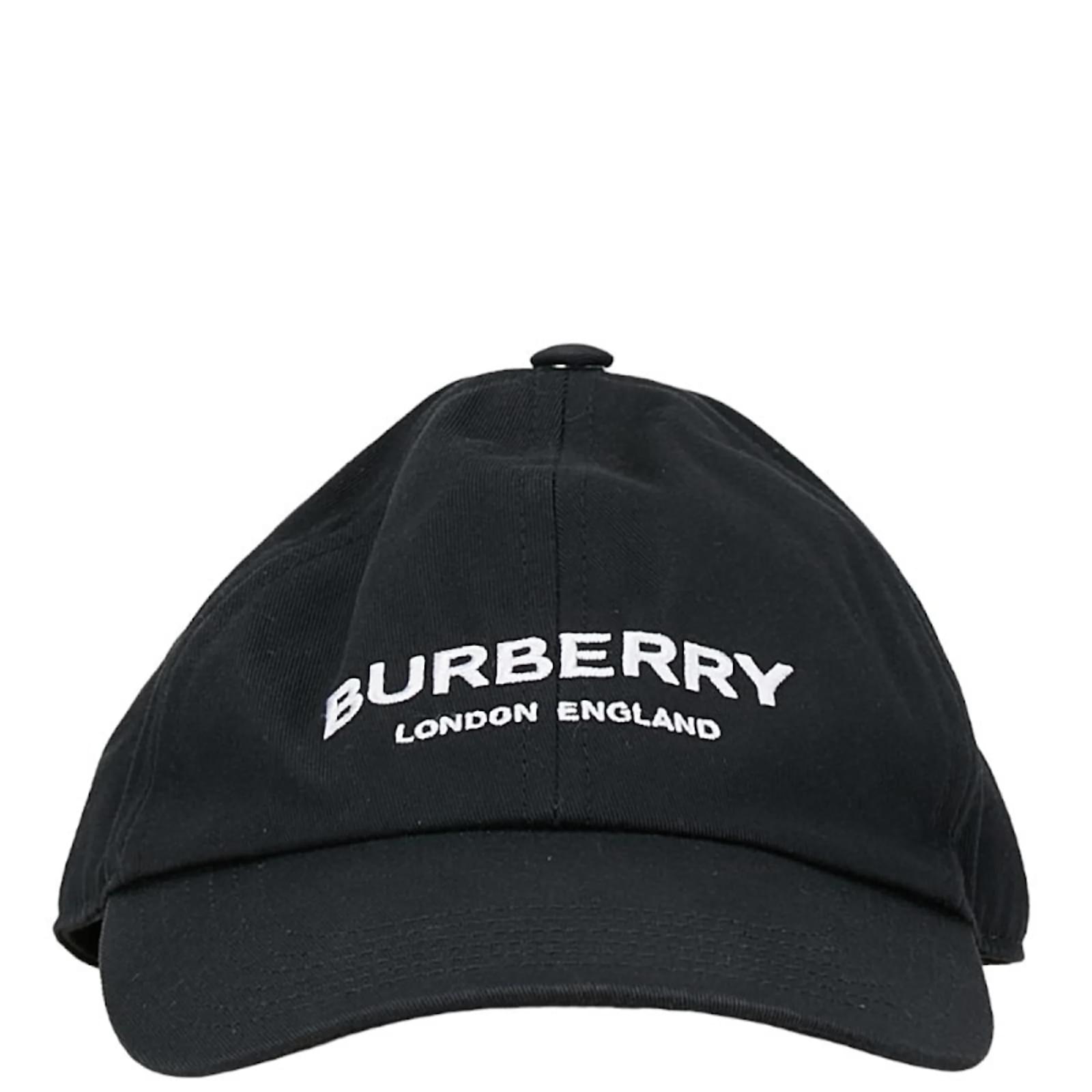 Burberry Black Nylon Baseball Cap ref.1463494 Joli Closet