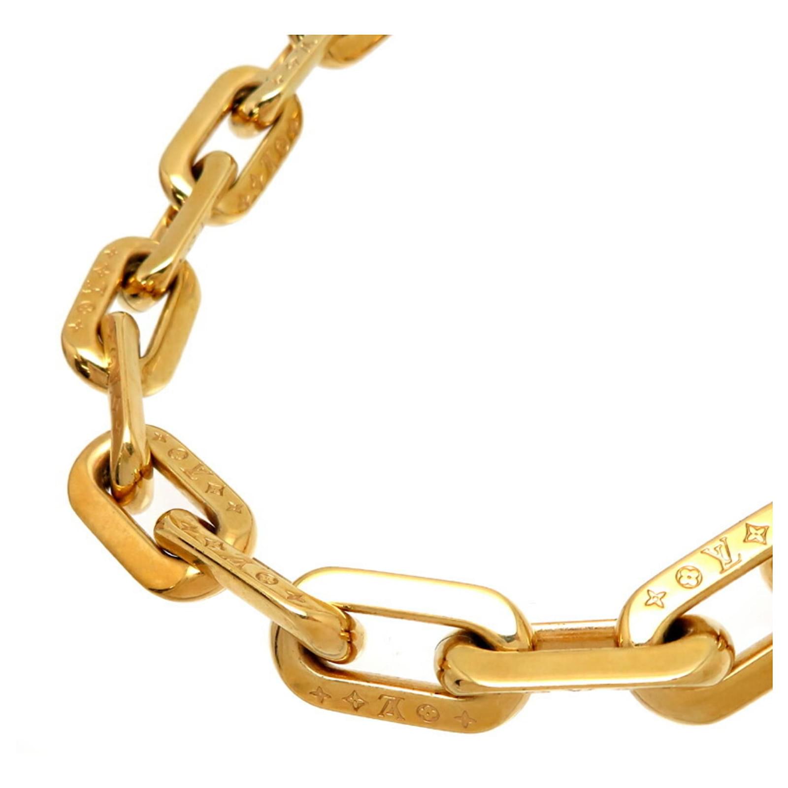 Louis Vuitton LV Edge MM Necklace Gold-plated ref.1463715