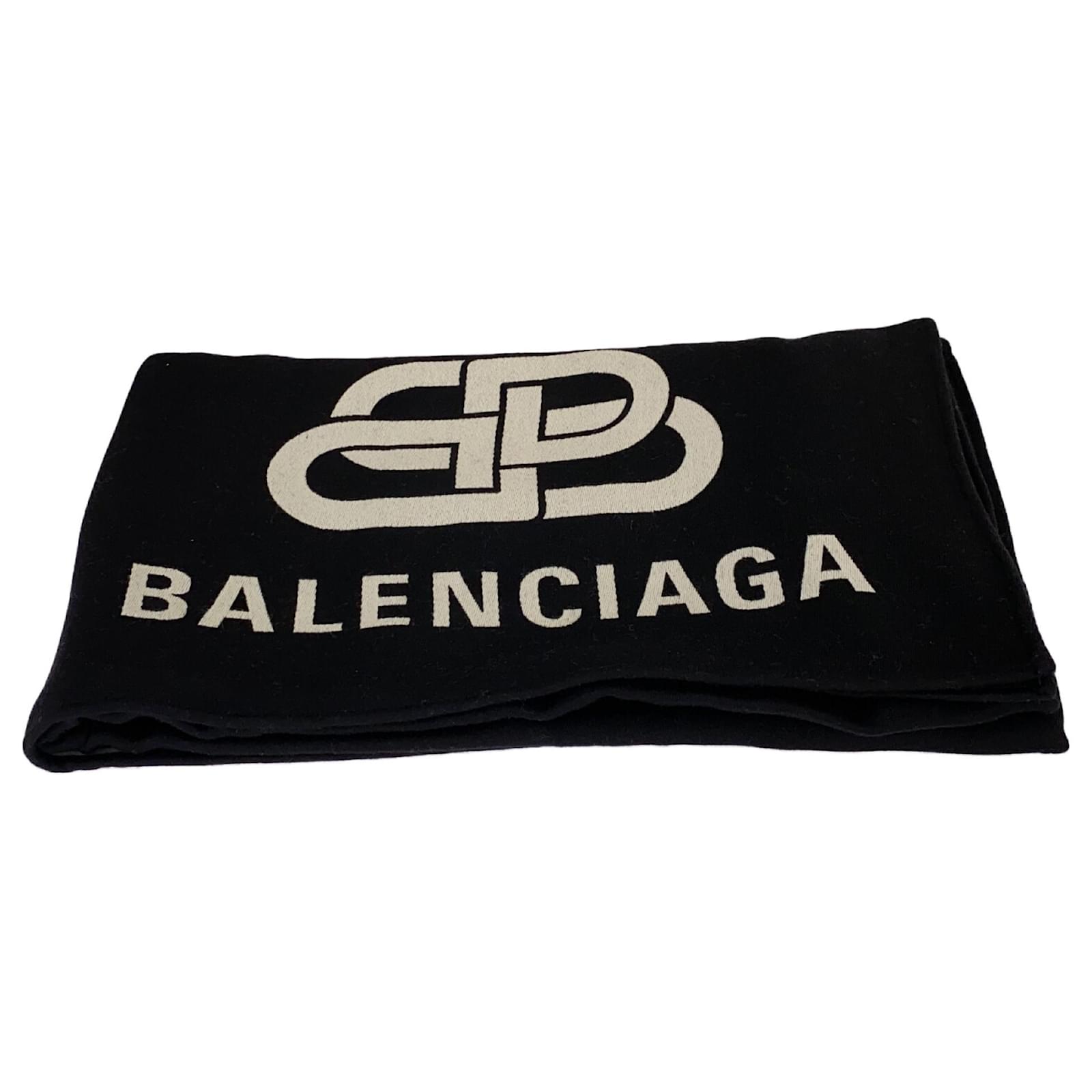 Balenciaga Black Wool Scarf ref.1464102 - Joli Closet